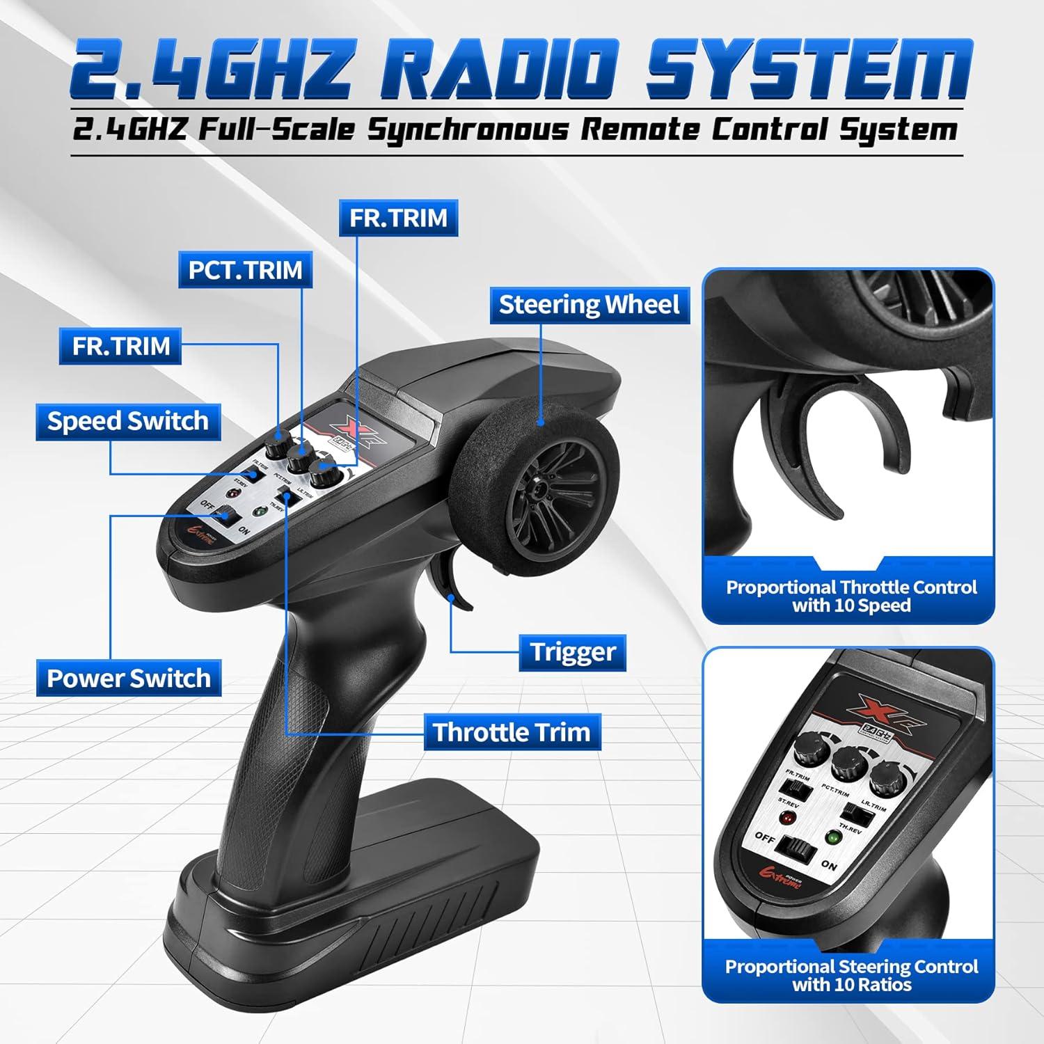 Coche RC Hosim 1:10 68KMH 4X4 Todo Terreno Impermeable