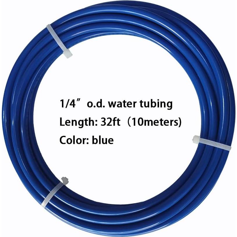 Tubo de Agua Malida 1/4" OD 10m + Conectores Rápidos