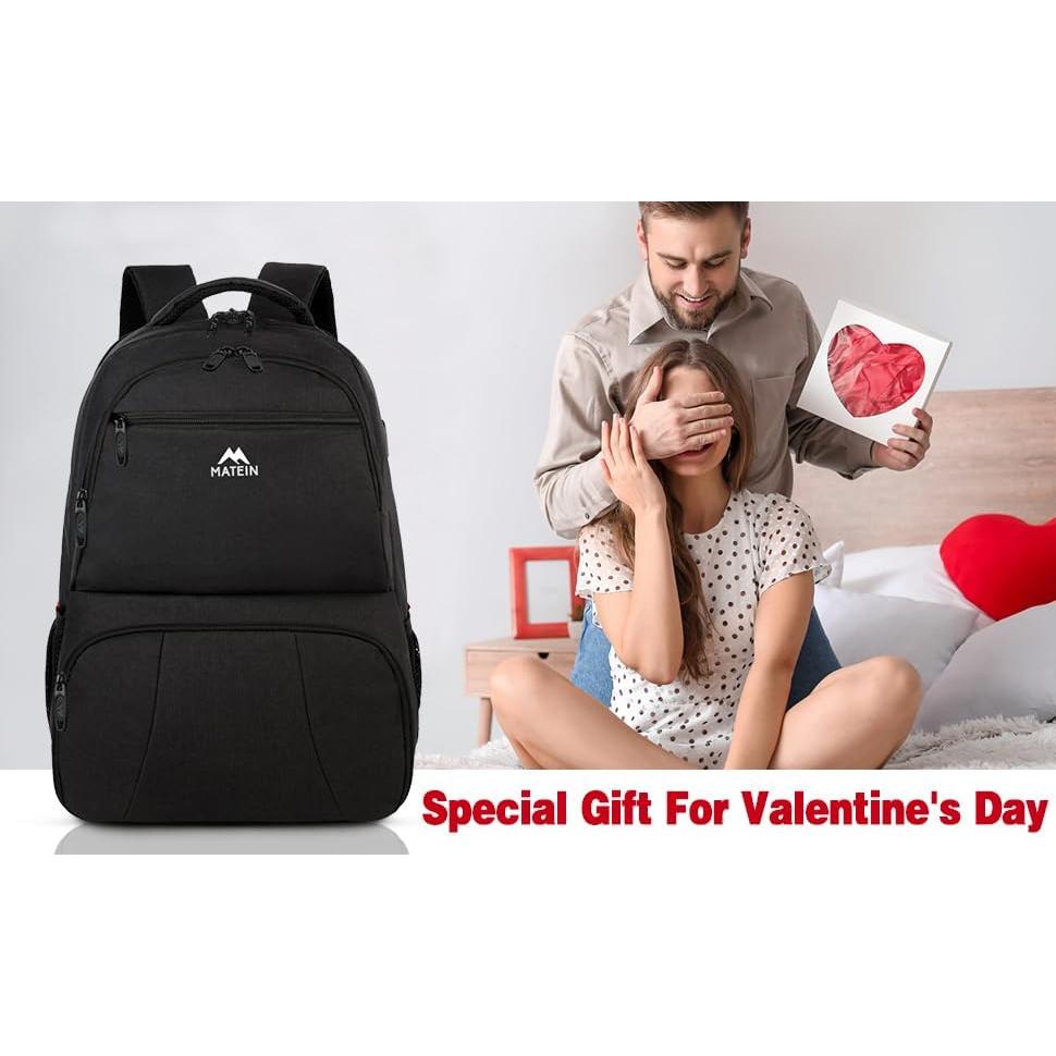 Mochila Térmica MATEIN 17" con Puerto USB y Compartimento Laptop