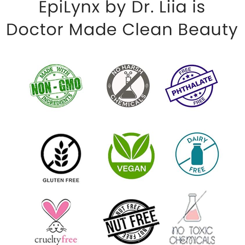 Fun Colors Vegan Lip Balm - Lightweight, Moisturizing Formula for Hydration and Long Lasting Wear - Allergen Free for Sensitive Skin - Mysterious Shimmer EPILYNX by Dr. Liia