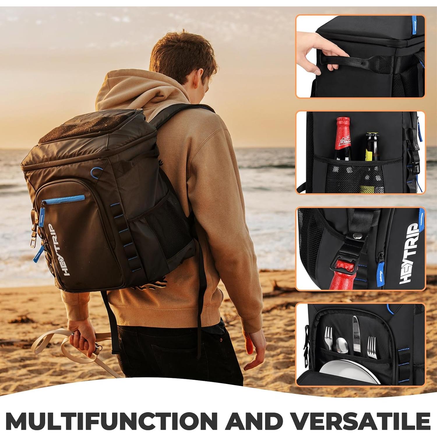 Mochila Enfriadora Heytrip 36/54 Latas Impermeable 22.7L