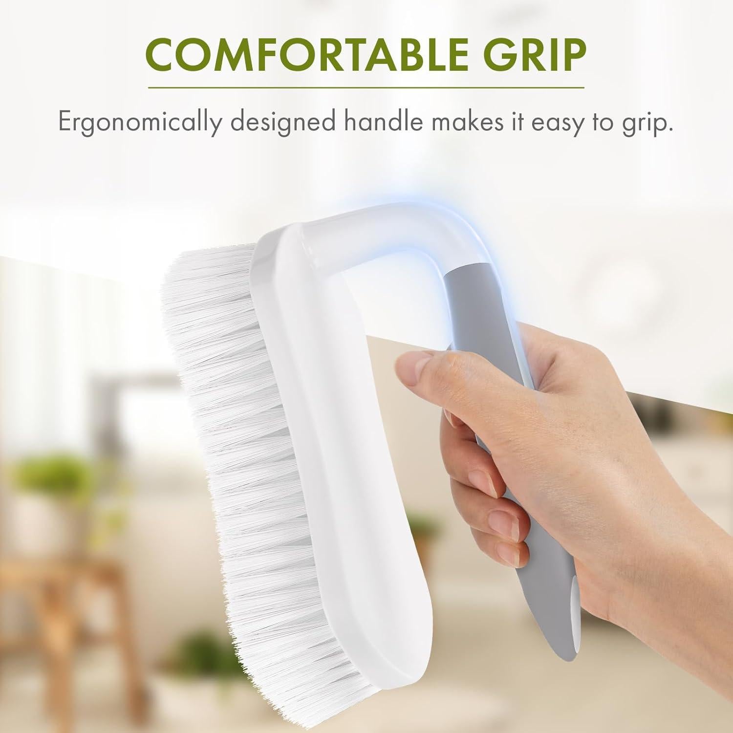 Cepillo de limpieza Amazer con mango ergonómico - Paquete de 2