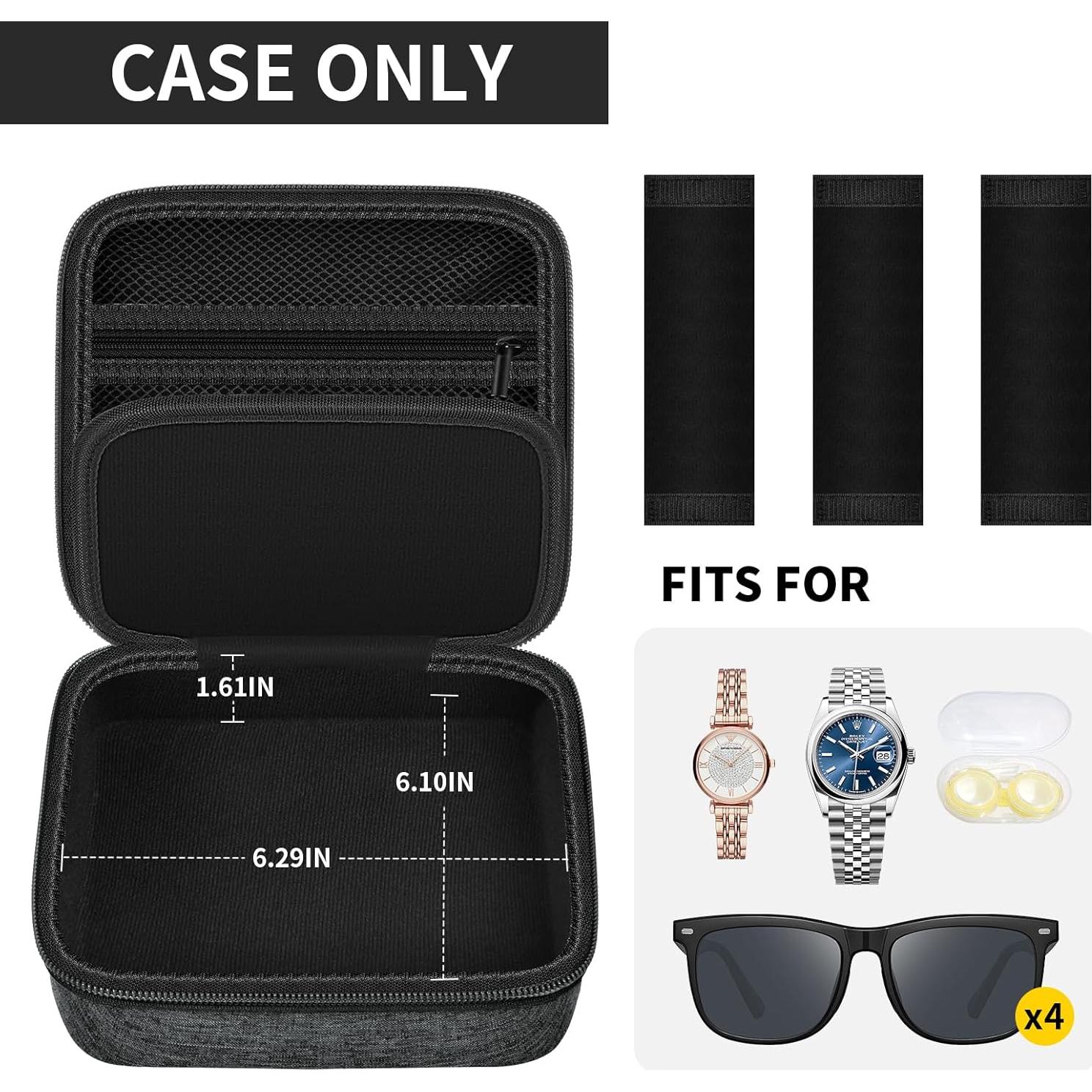 Organizador de Gafas de Sol Quay para 4 Pares - Bolsa Compacta