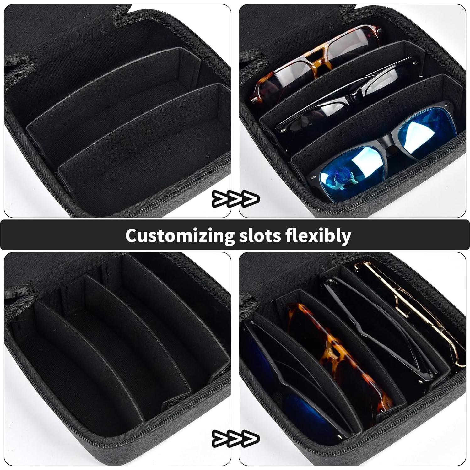 Organizador de Gafas de Sol Quay para 4 Pares - Bolsa Compacta