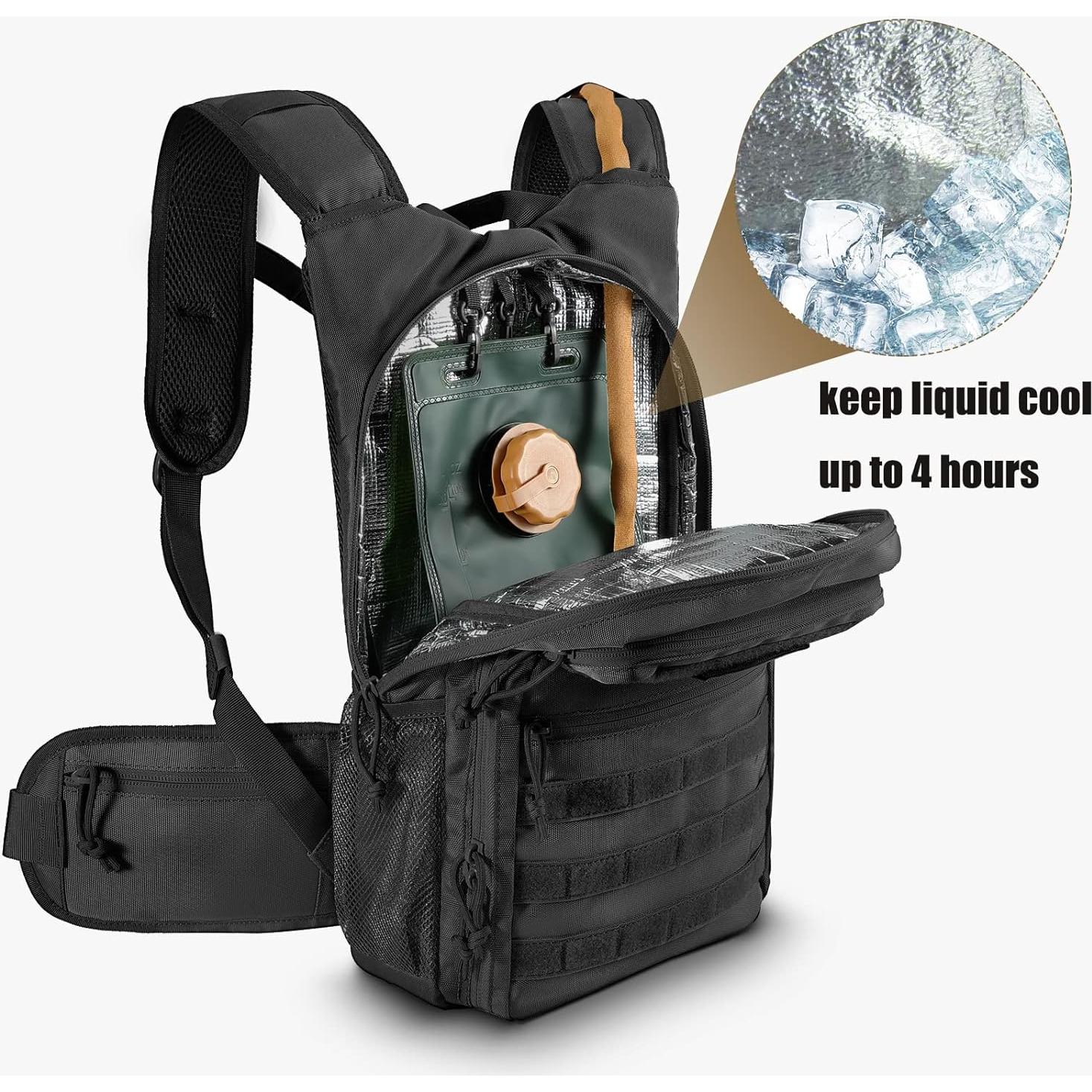 Mochila de Hidratación FRTKK 3L Táctica con Aislamiento