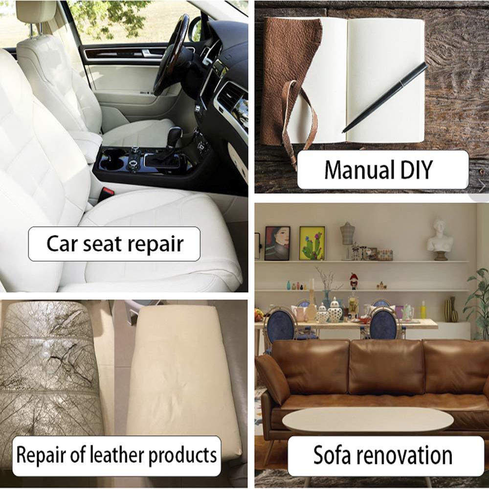 Cinta de Reparación de Cuero Beige Tan 7.62 x 152.4 cm Cindy