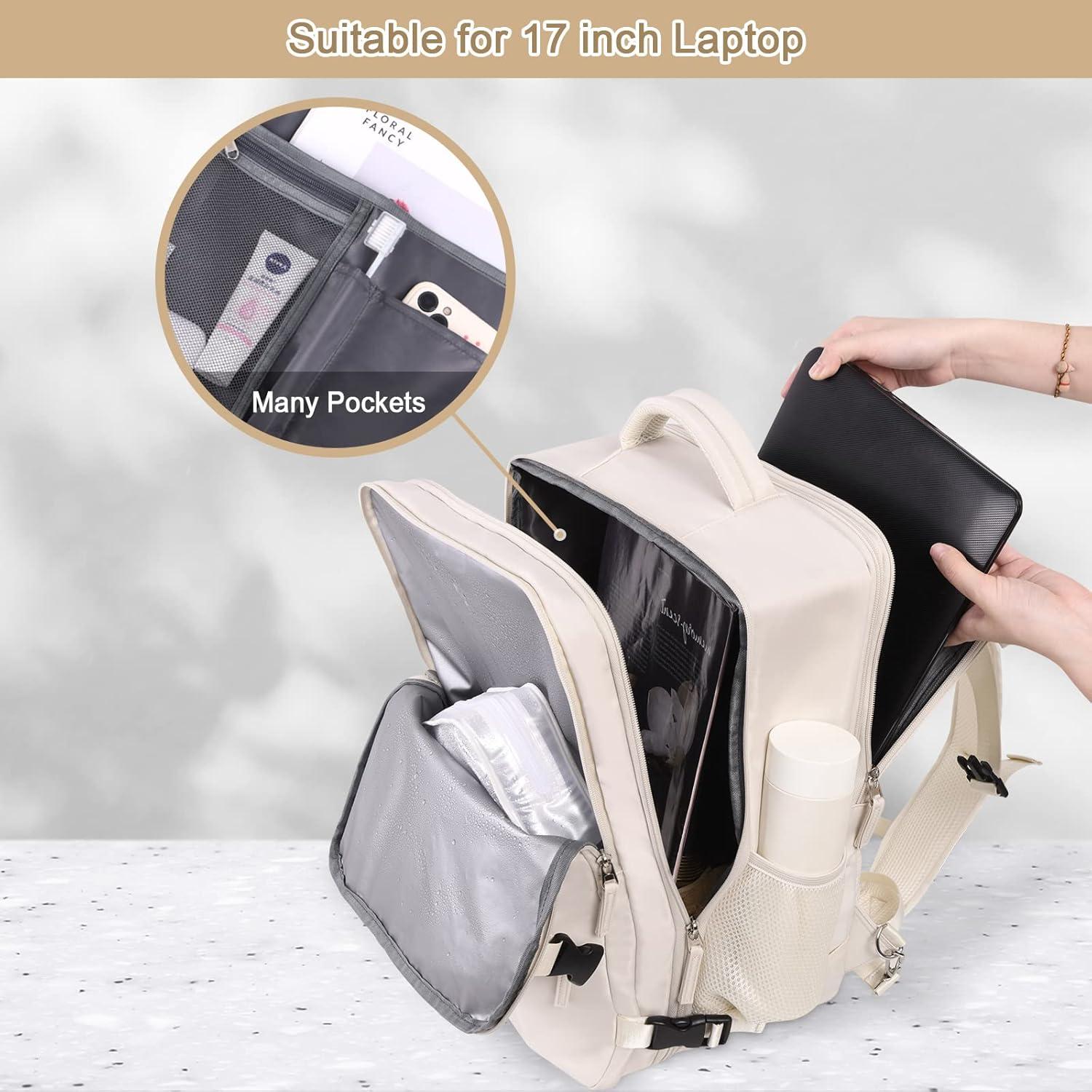 Mochila de viaje Sinaliy 40L impermeable para laptop 43.9cm