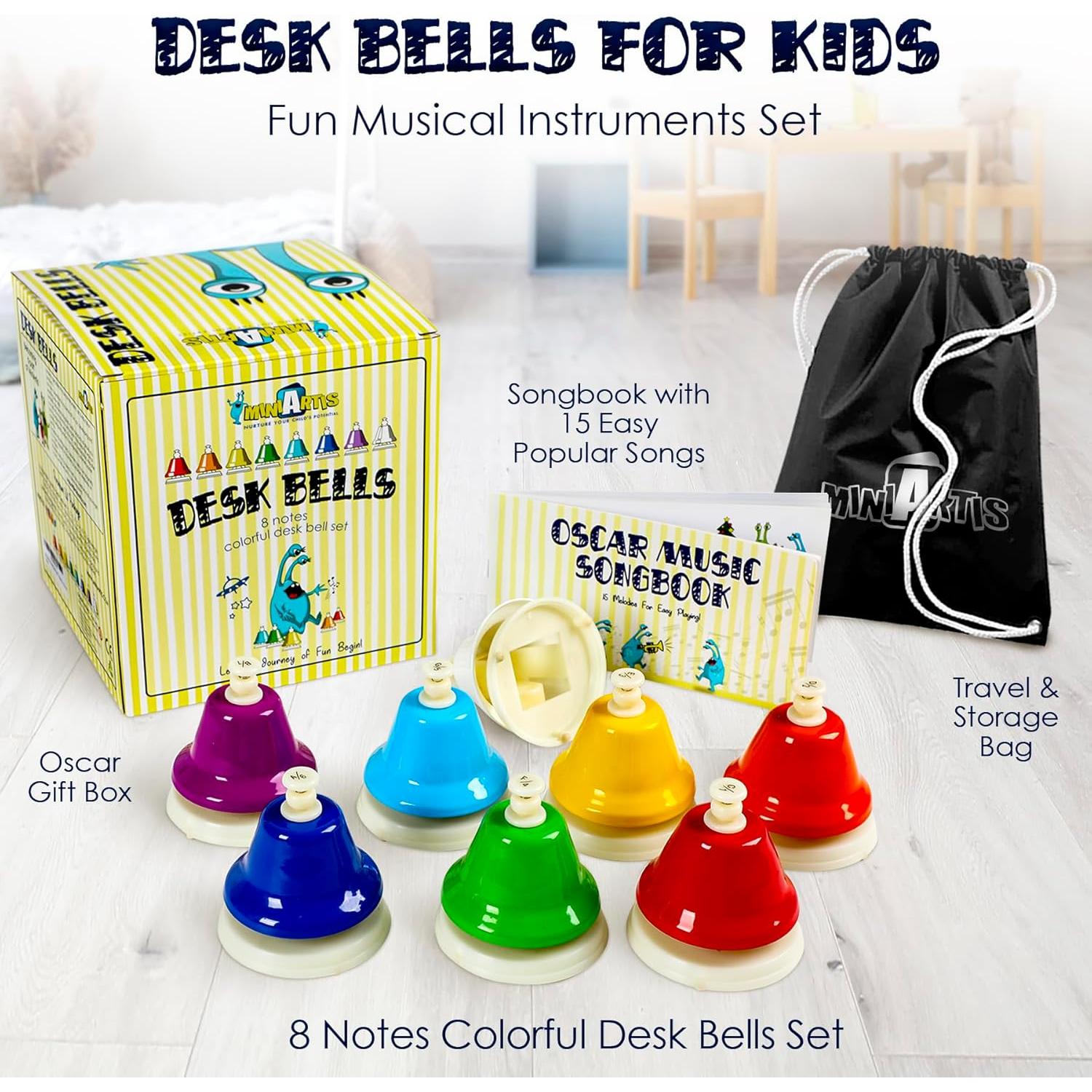 Campanas Musicales MiniArtis para Niños | Set de 8 Notas
