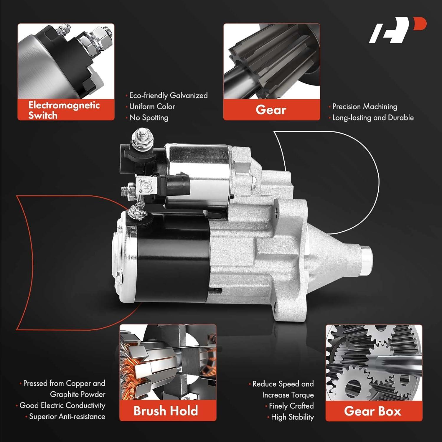 Motor de arranque A-Premium 12V 1.2KW 10 dientes para Chrysler