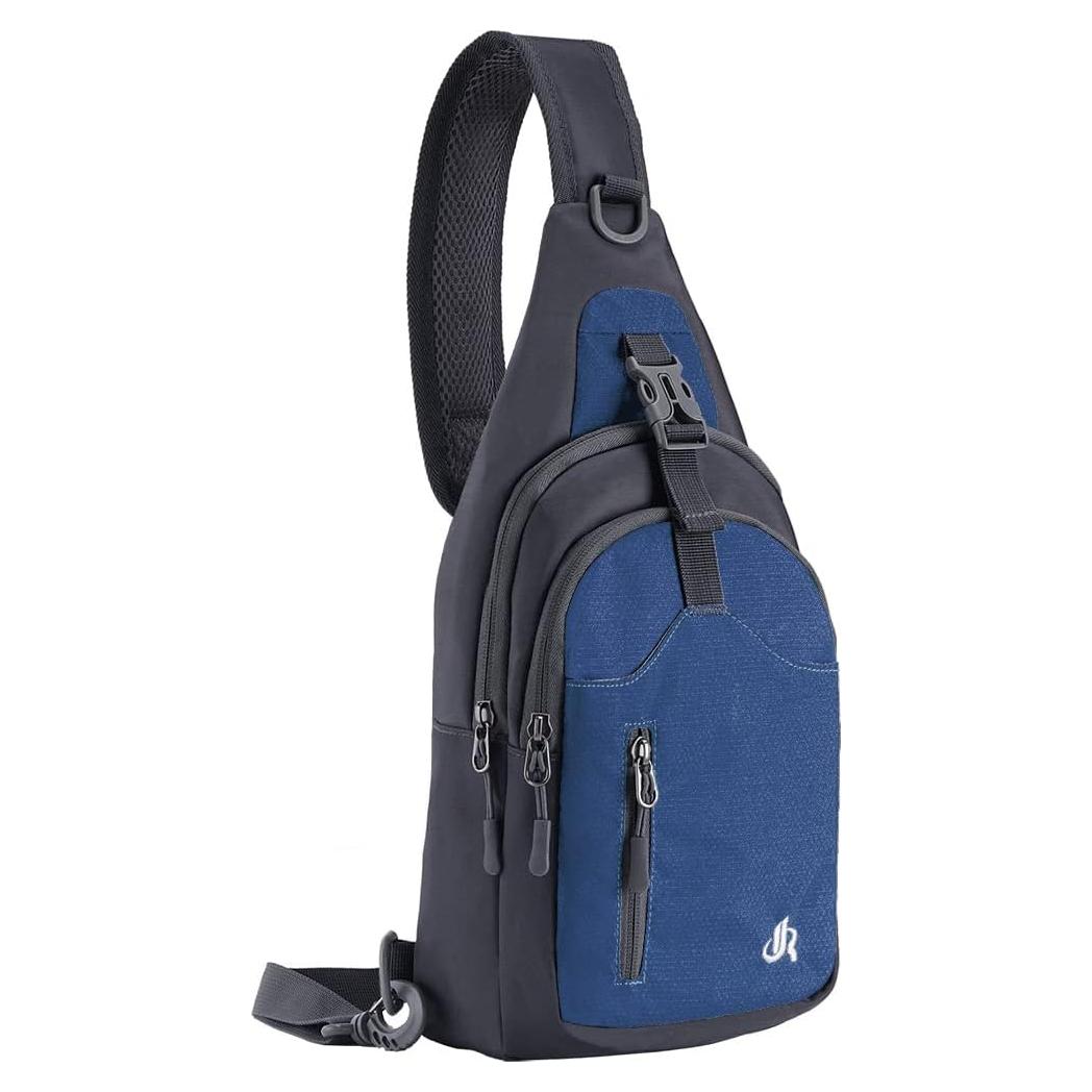 Mochila Sling Y&R Direct Ligera 38x19x10 cm Azul Marino