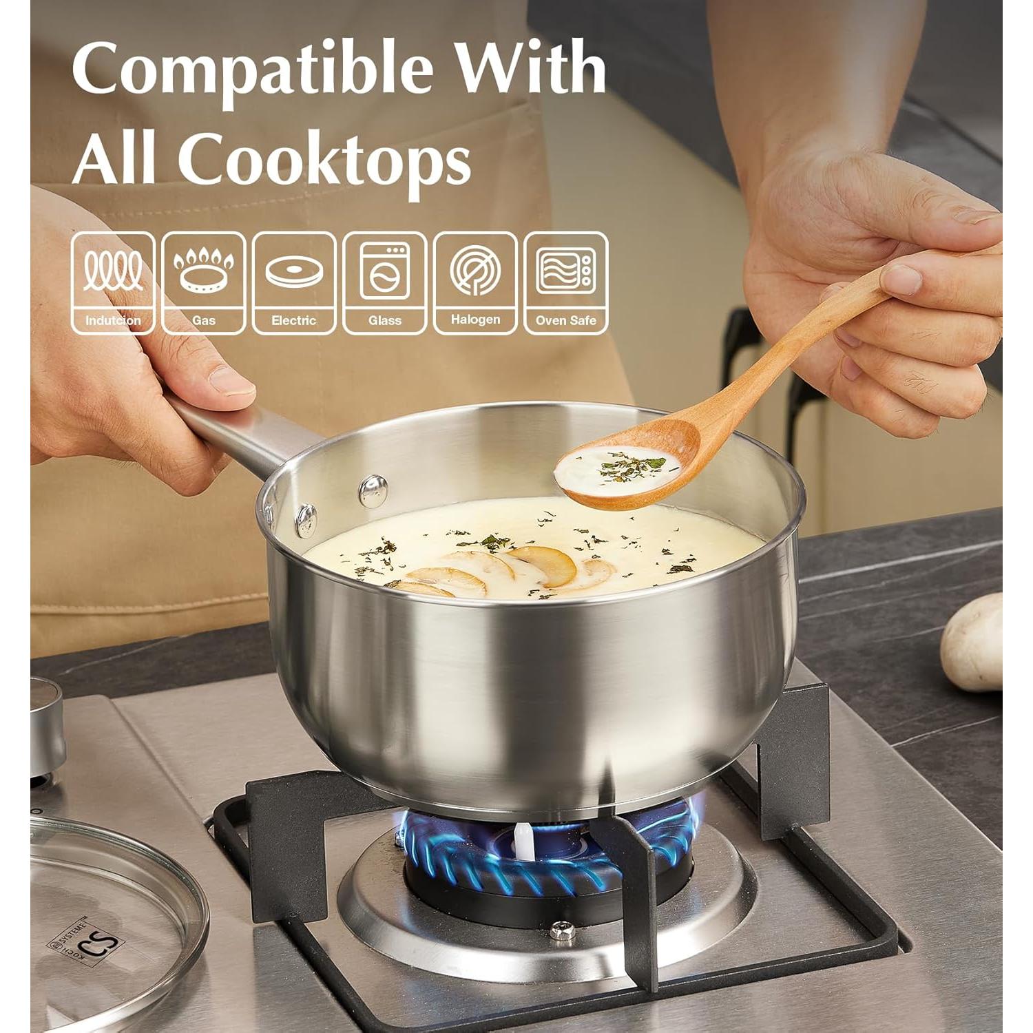 Juego de Cacerolas KOCH SYSTEME CS 6 Piezas Acero Inoxidable