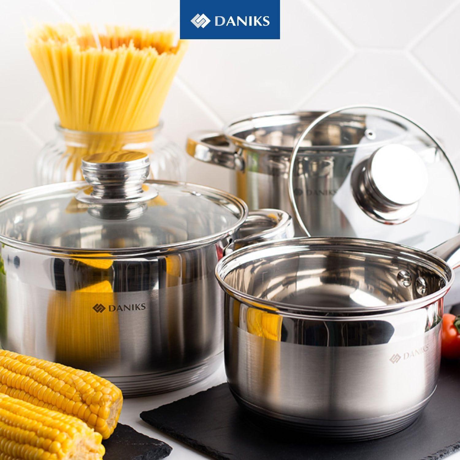 Juego de utensilios de cocina Daniks Standard 6 piezas acero