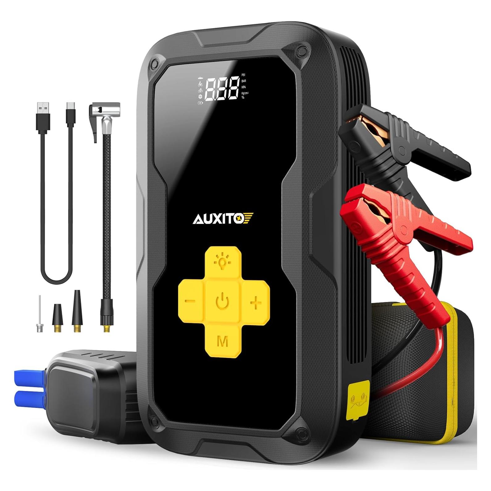 Arrancador de Salto AUXITO AJ01 6000A con Compresor 150PSI