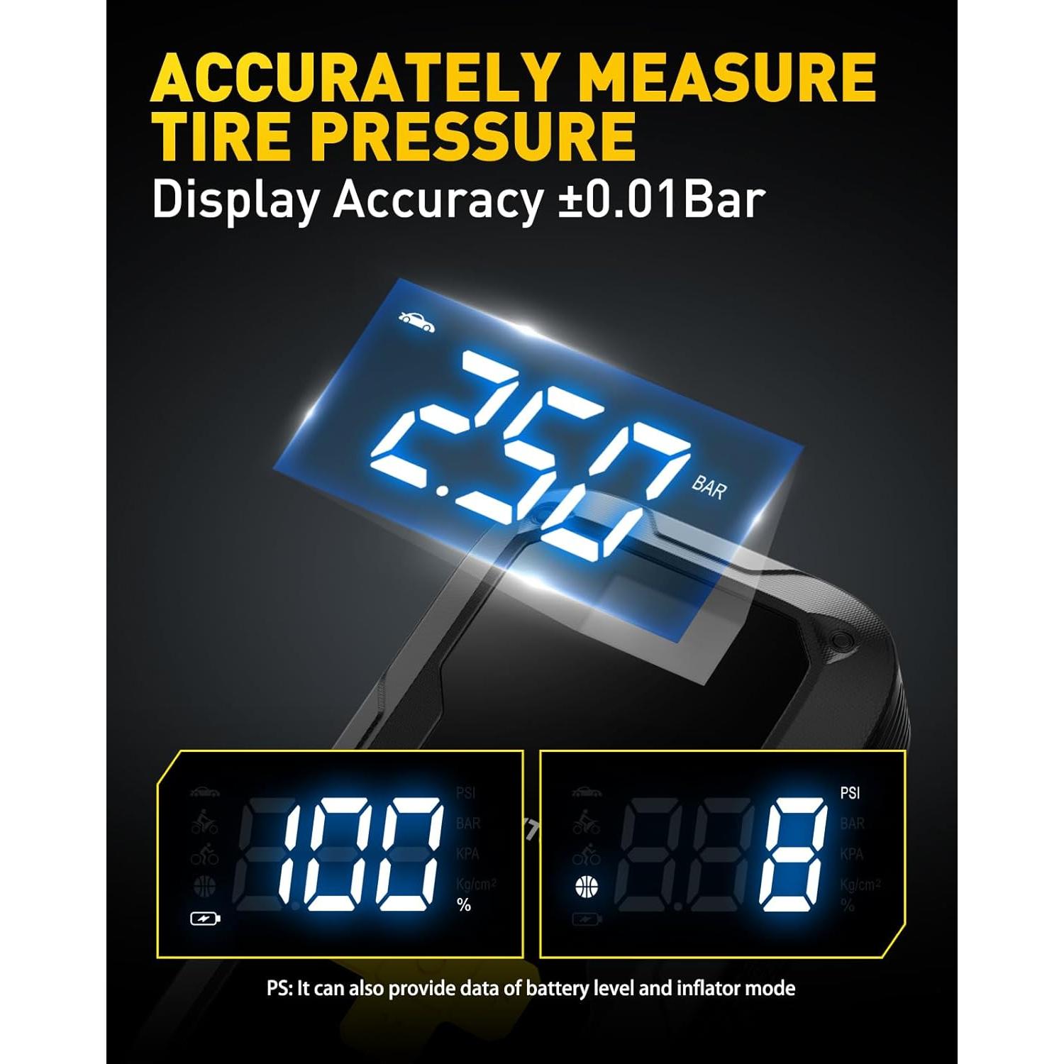 Arrancador de Salto AUXITO AJ01 6000A con Compresor 150PSI