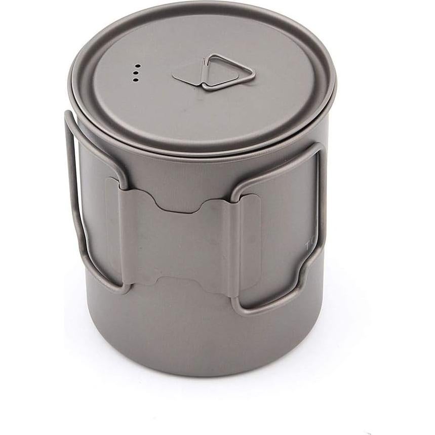 Olla de Titanio TOAKS 750ml para Camping y Senderismo