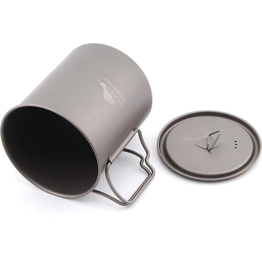 Olla de Titanio TOAKS 750ml para Camping y Senderismo