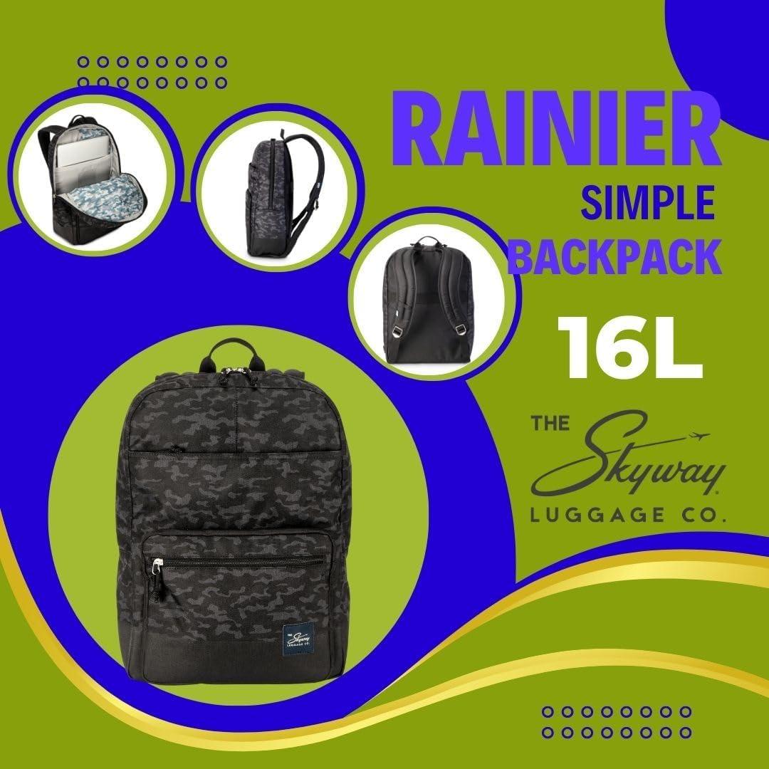 Mochila Simple Skyway 19L Kohala Negro, 100% rPET