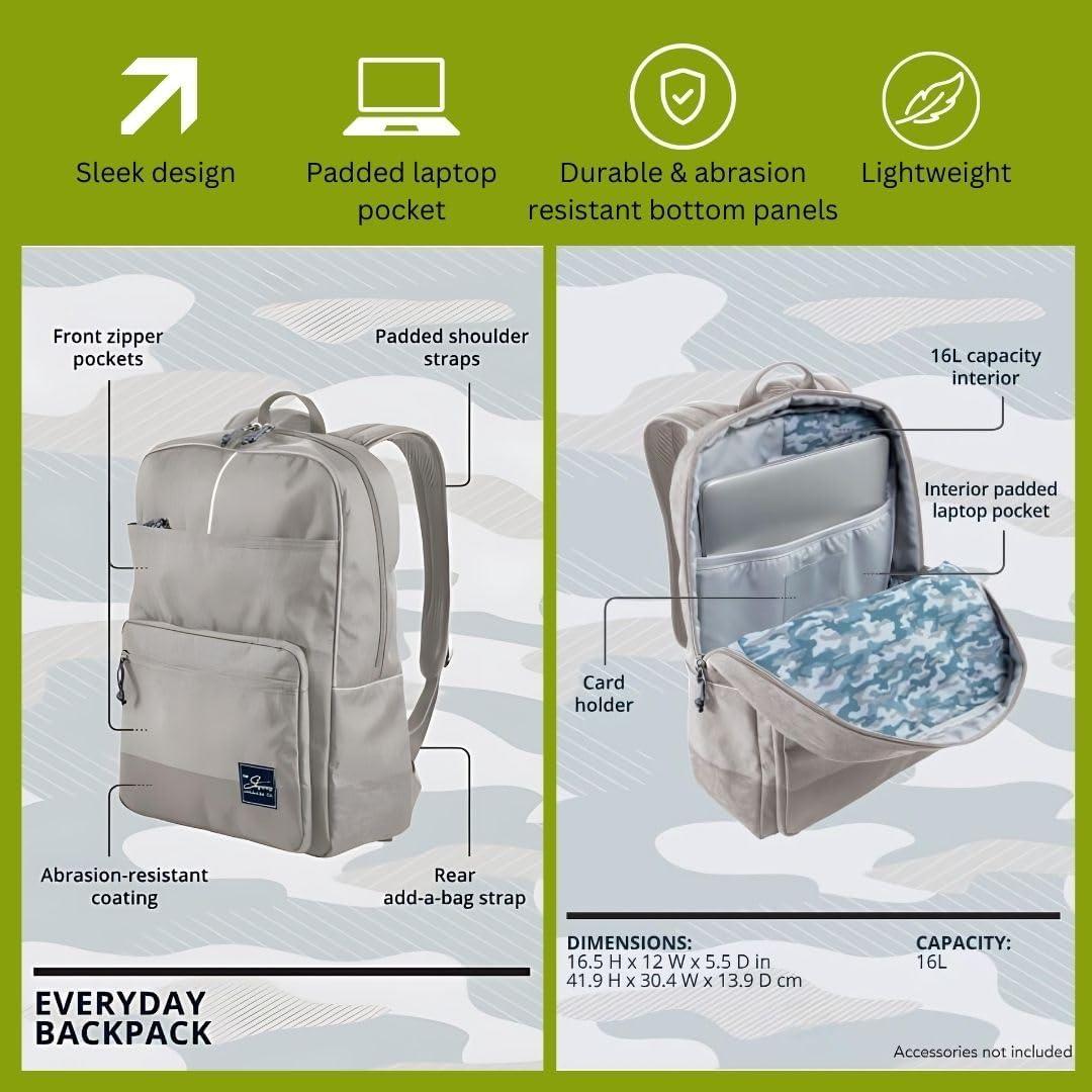 Mochila Simple Skyway 19L Kohala Negro, 100% rPET