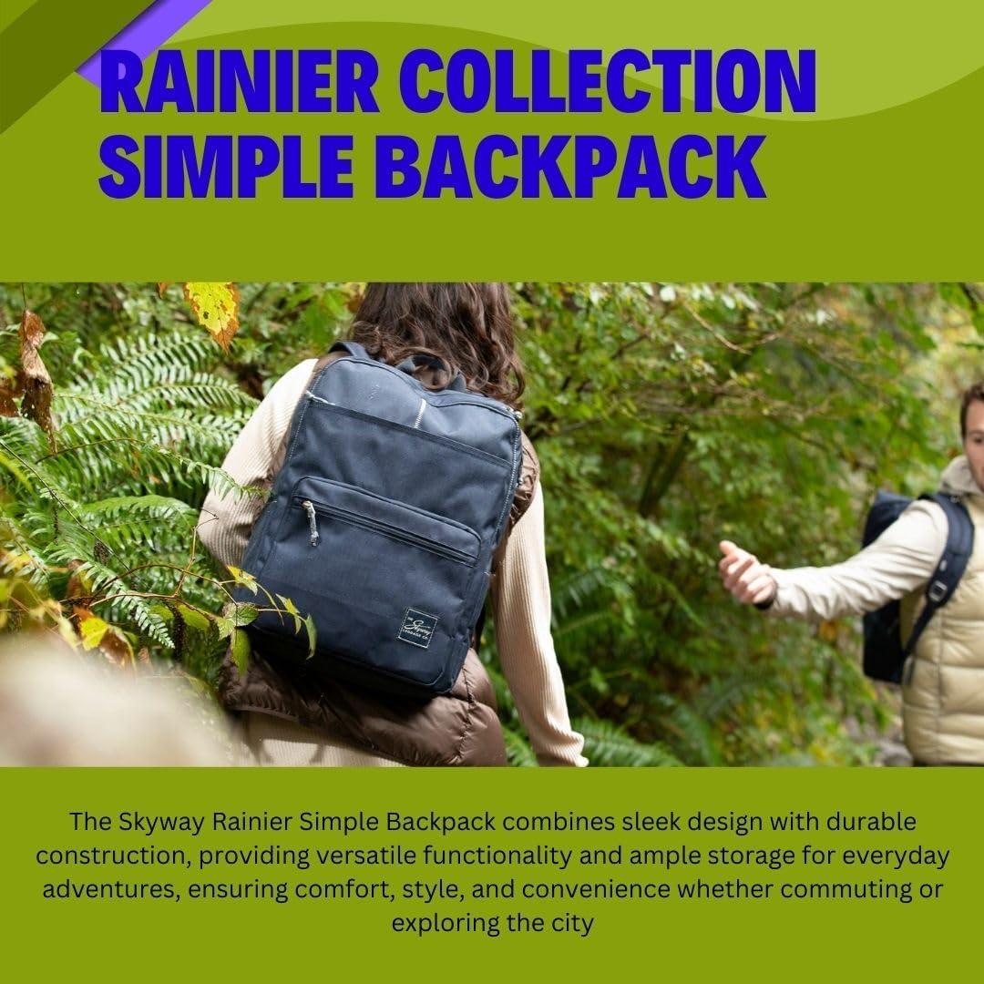 Mochila Simple Skyway 19L Kohala Negro, 100% rPET