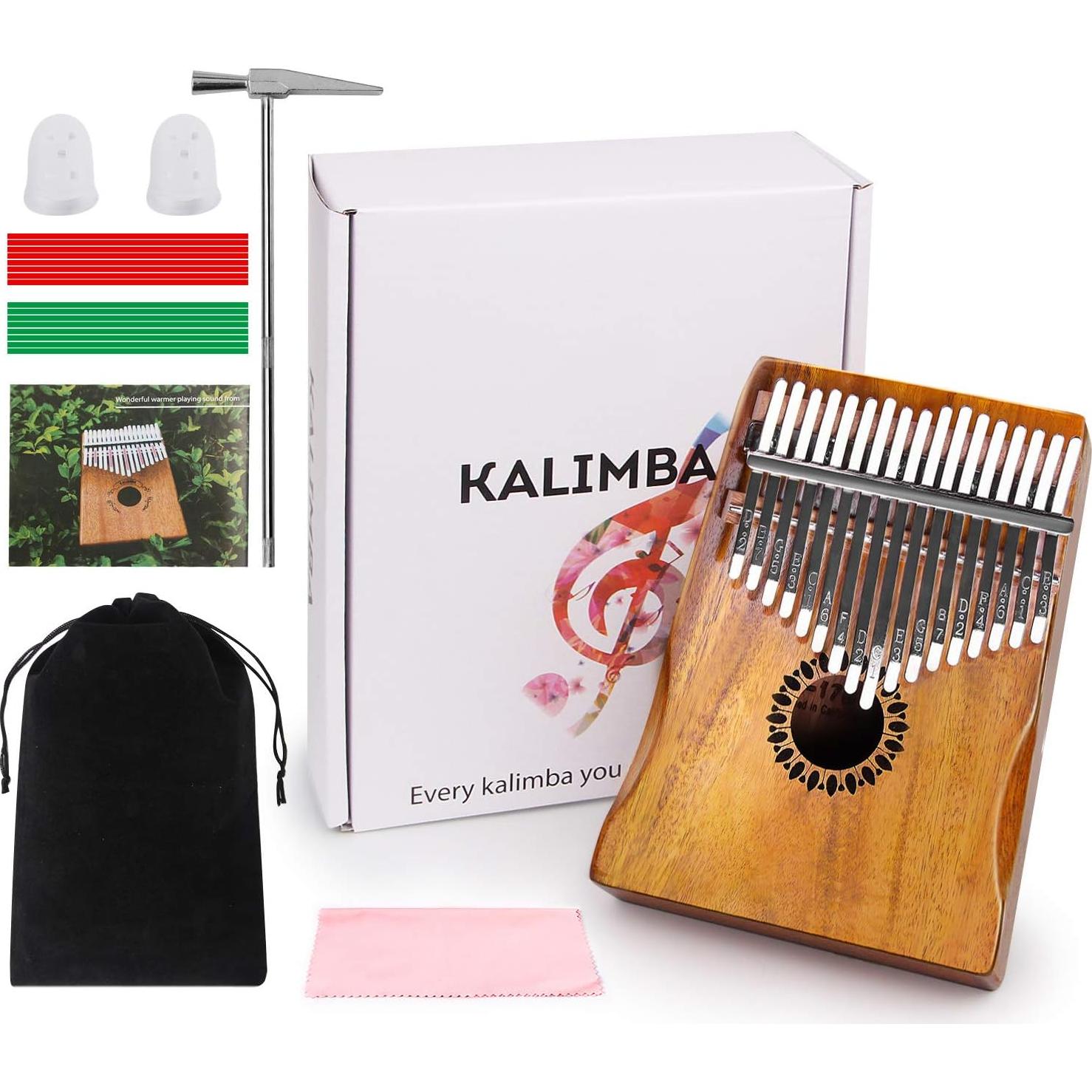 Kalimba Newlam 17 Teclas de Madera para Principiantes