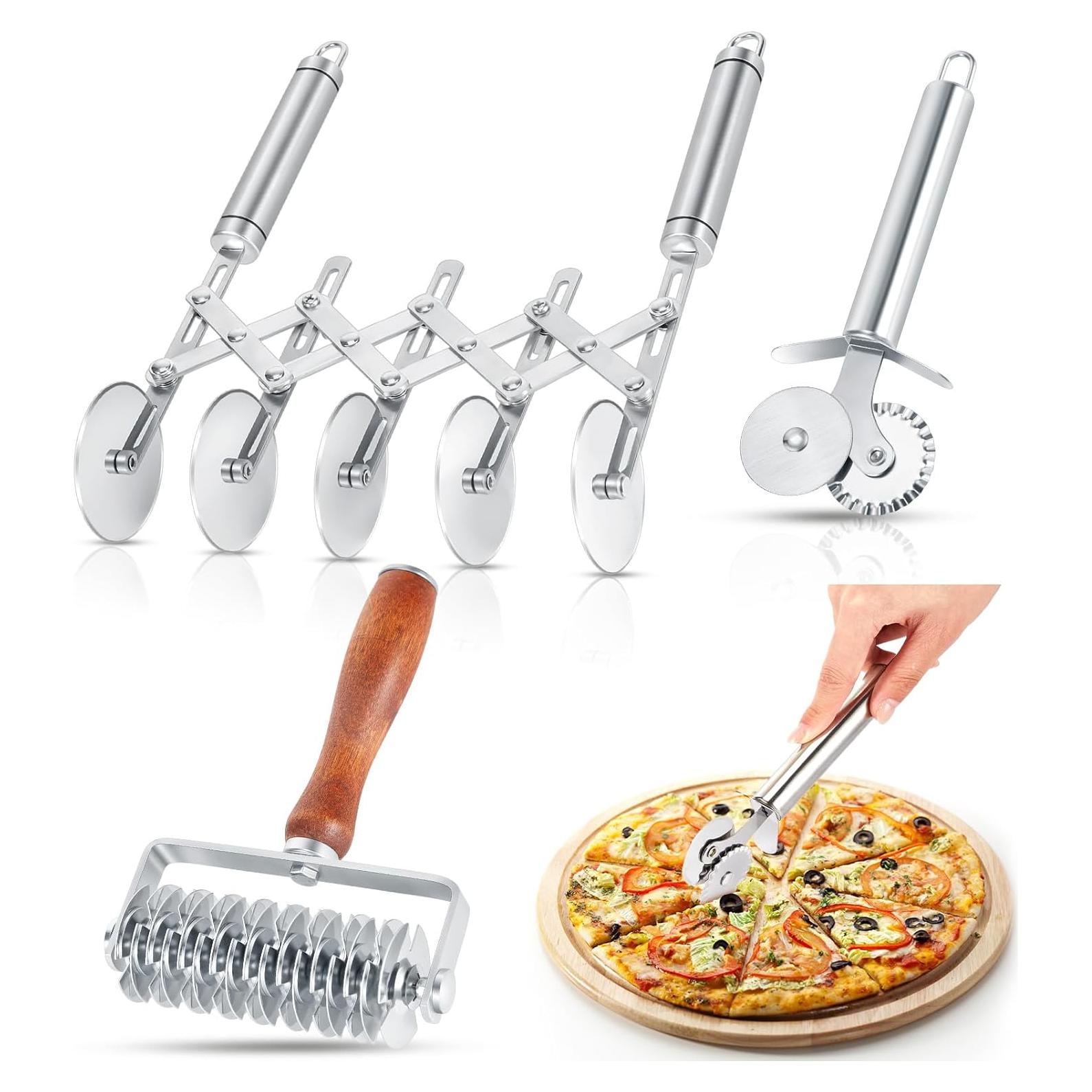 Juego de Cortadores de Pastelería Gisafai 3 Pcs Acero Inoxidable