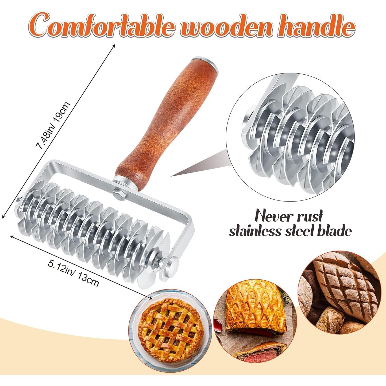 Juego de Cortadores de Pastelería Gisafai 3 Pcs Acero Inoxidable