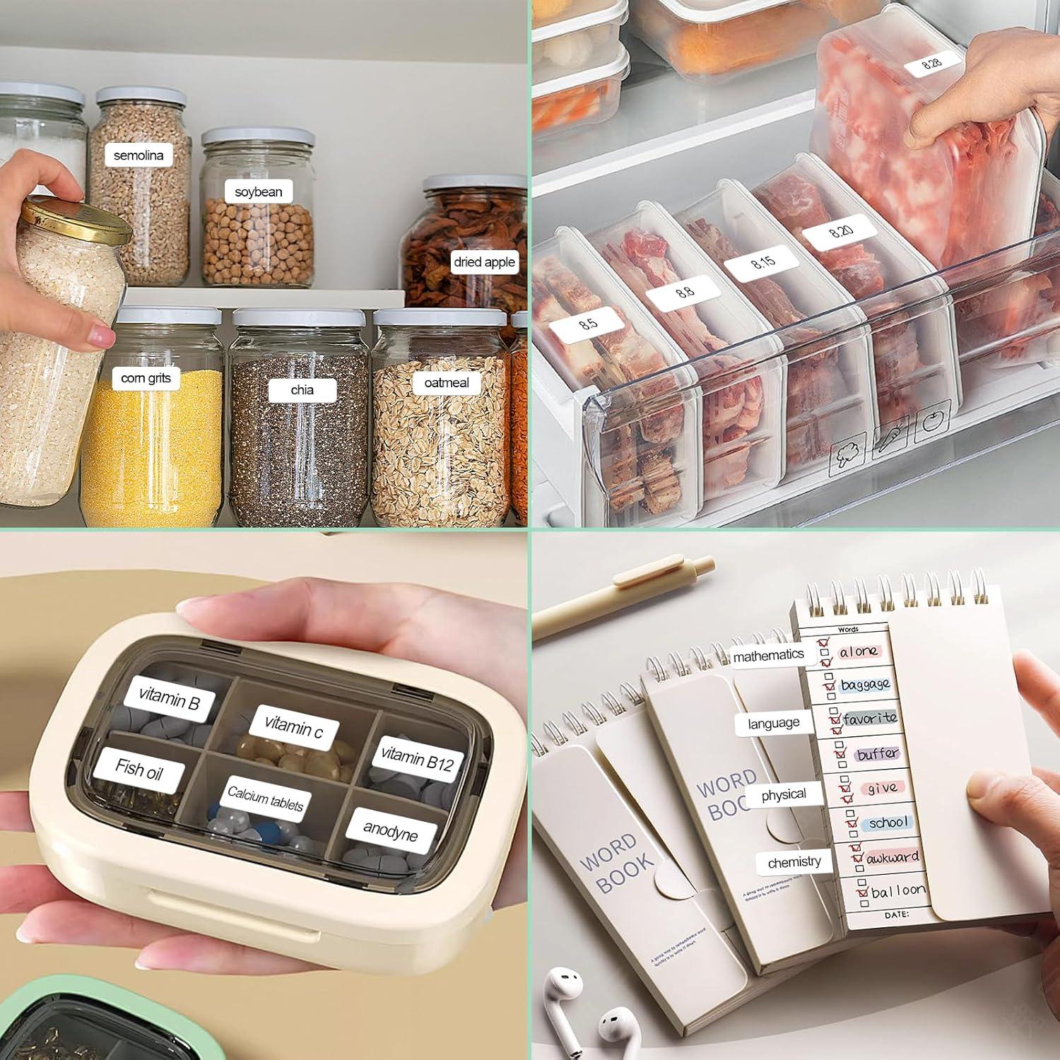 Funda Dura Negra para Impresoras de Etiquetas Phomemo, NELKO, NIIMBOT, JADENS