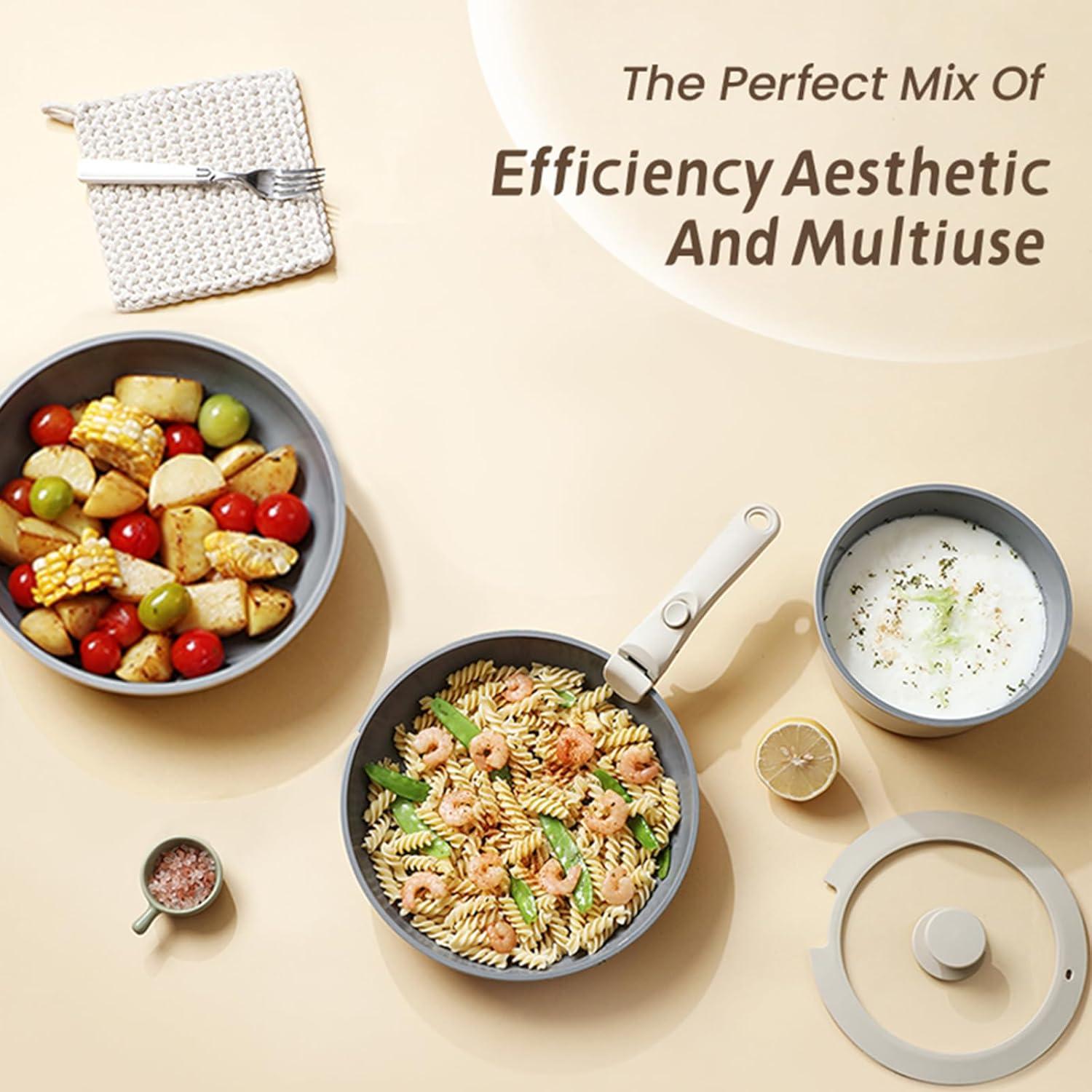 Juego de Ollas UMETRE 6 Piezas Antiadherentes Inducción