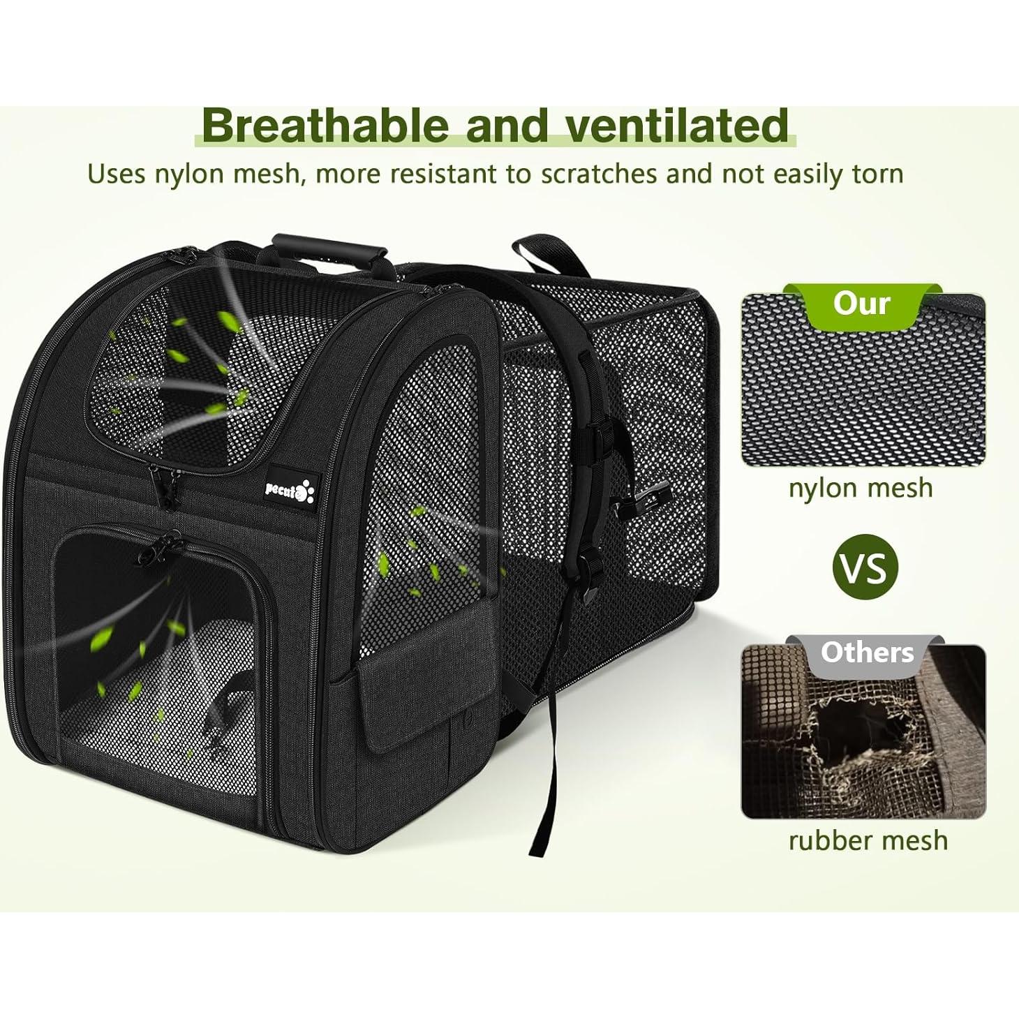 Mochila Transportadora Pecute para Gatos y Perros Pequeños