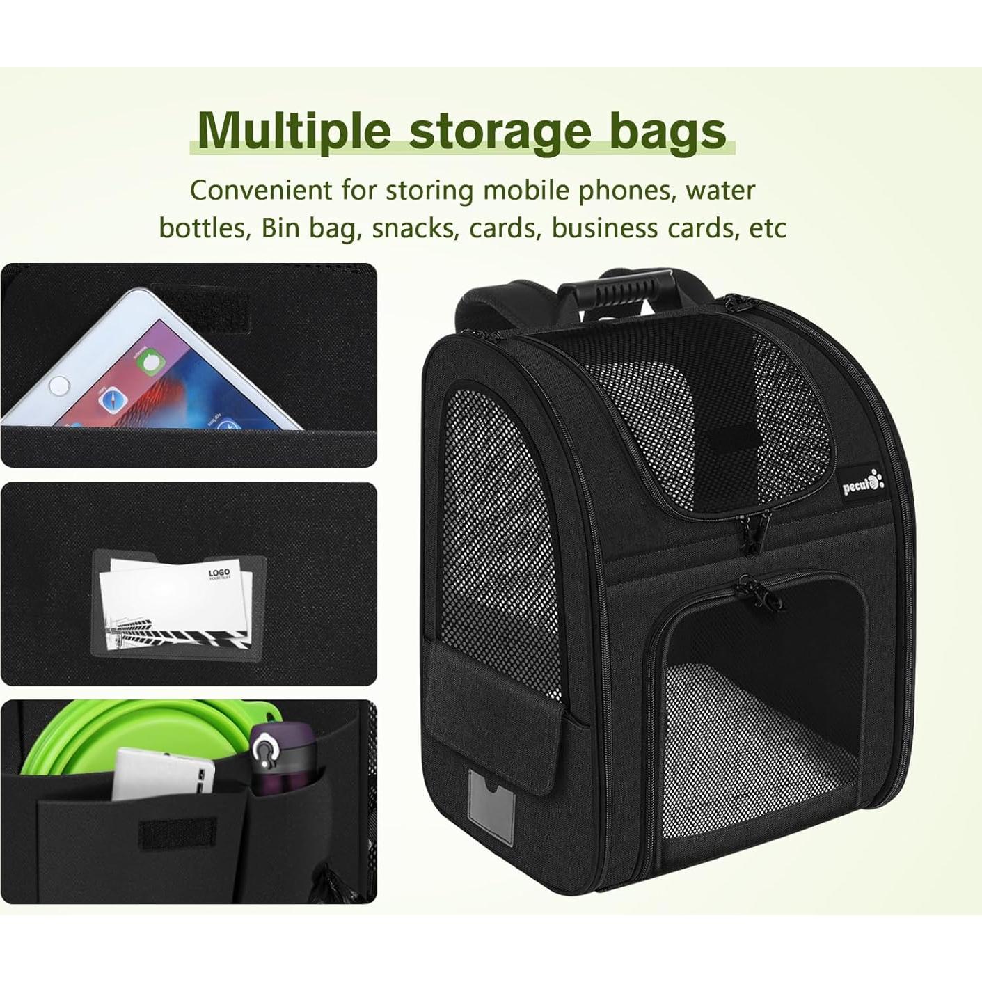 Mochila Transportadora Pecute para Gatos y Perros Pequeños