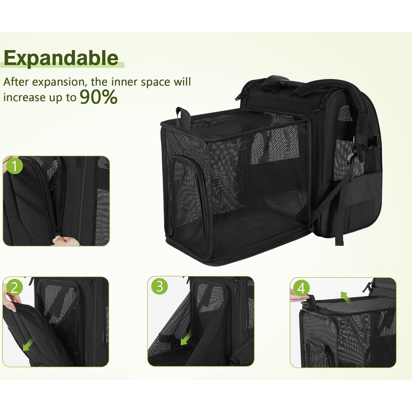 Mochila Transportadora Pecute para Gatos y Perros Pequeños