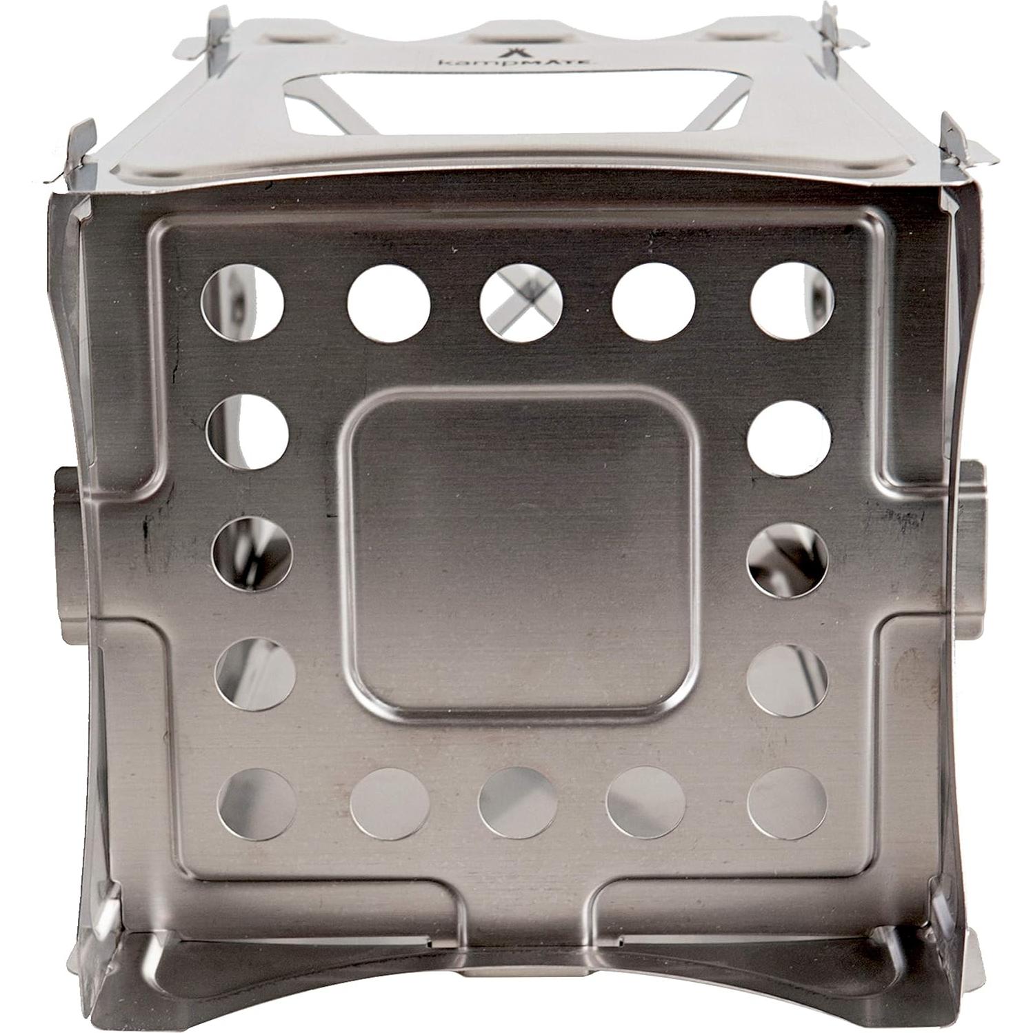 Estufa de Camping Portátil kampMATE FBA_1001 Acero Inoxidable