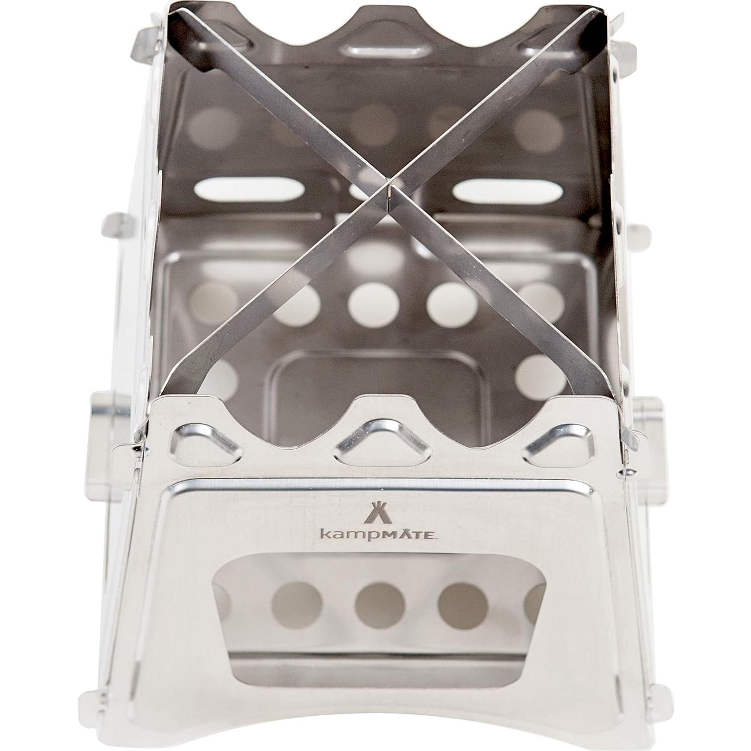 Estufa de Camping Portátil kampMATE FBA_1001 Acero Inoxidable