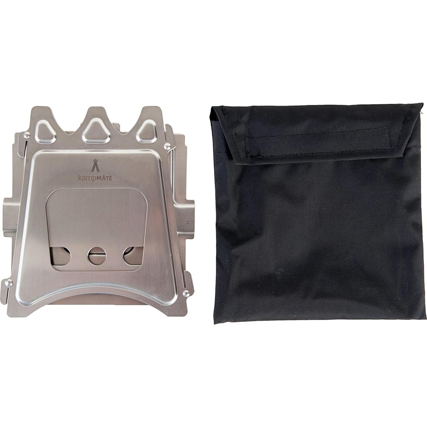 Estufa de Camping Portátil kampMATE FBA_1001 Acero Inoxidable