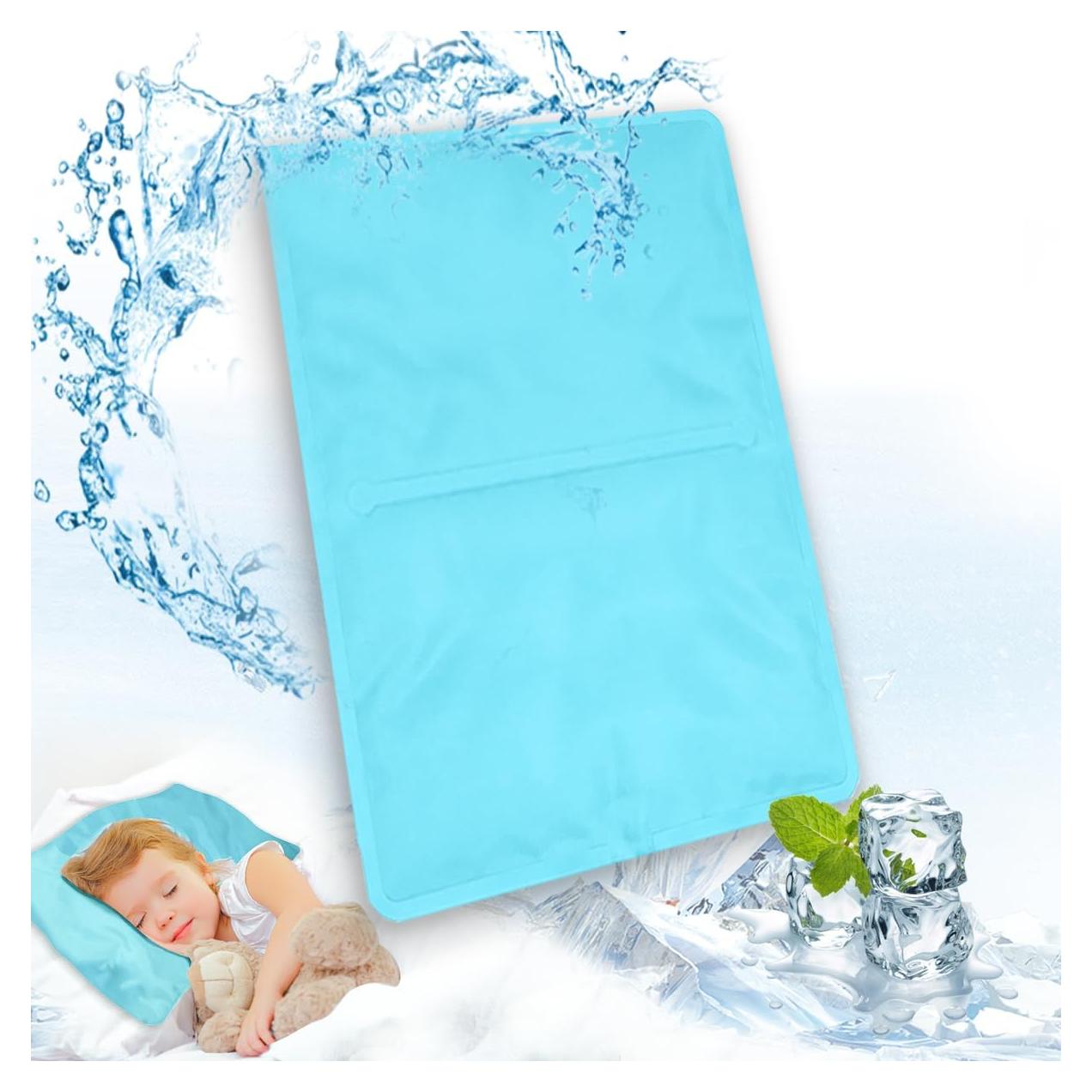 Almohadilla Enfriadora de Gel Couleurs 24x33cm Reutilizable Verde