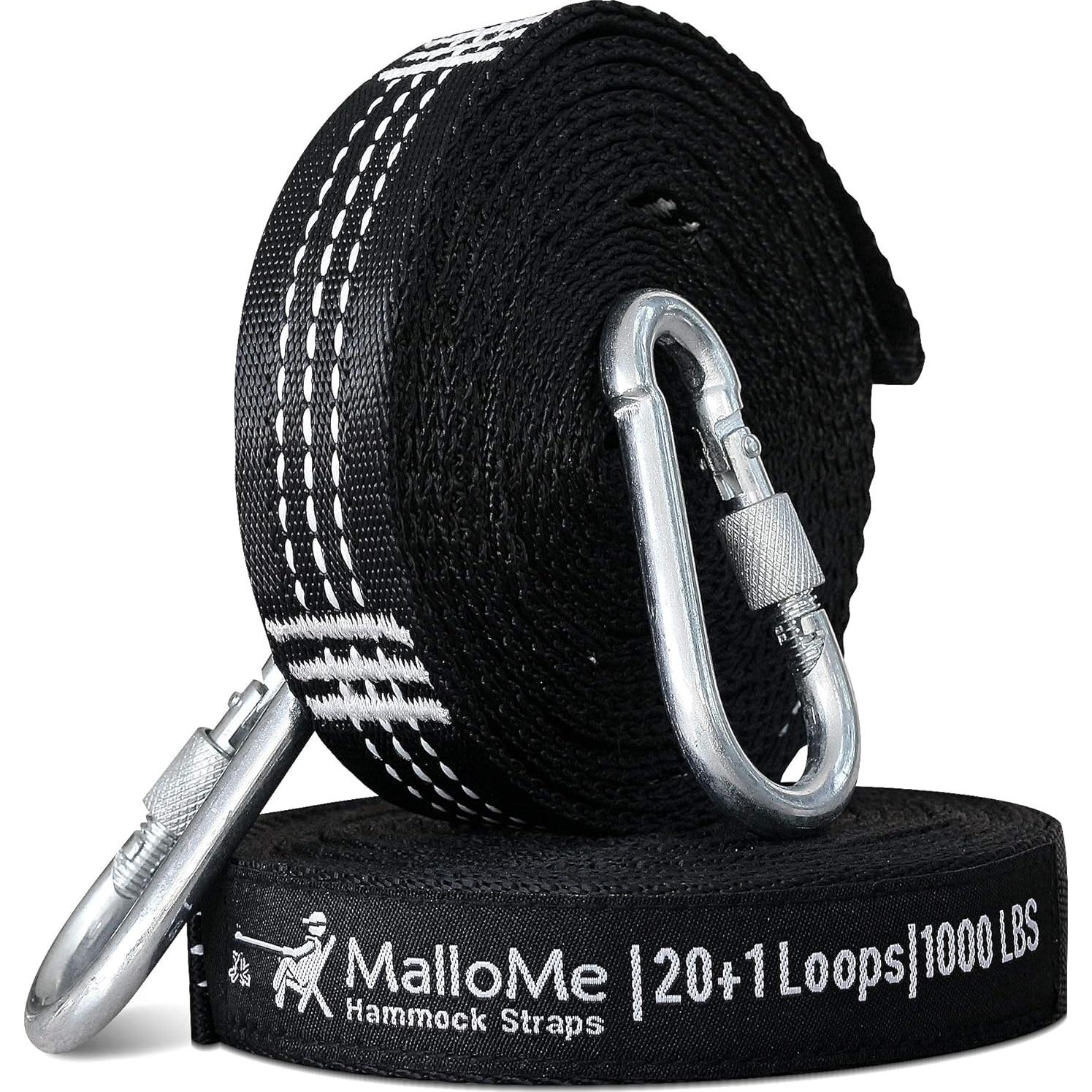 Cintas de Hamaca MalloMe XL - 2 Cintas 3,66 m 2000 kg