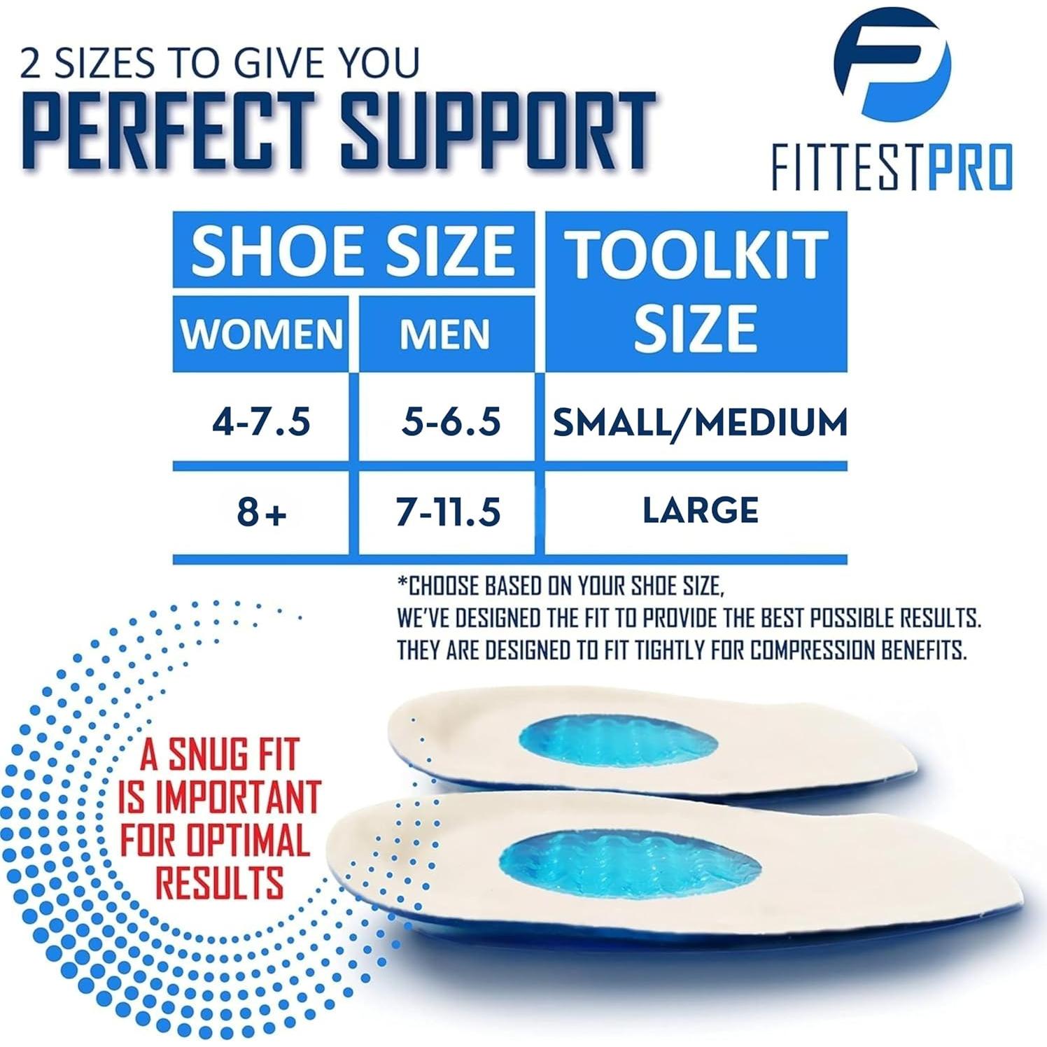 Kit de Alivio para Fascitis Plantar Fittest Pro 14 Piezas