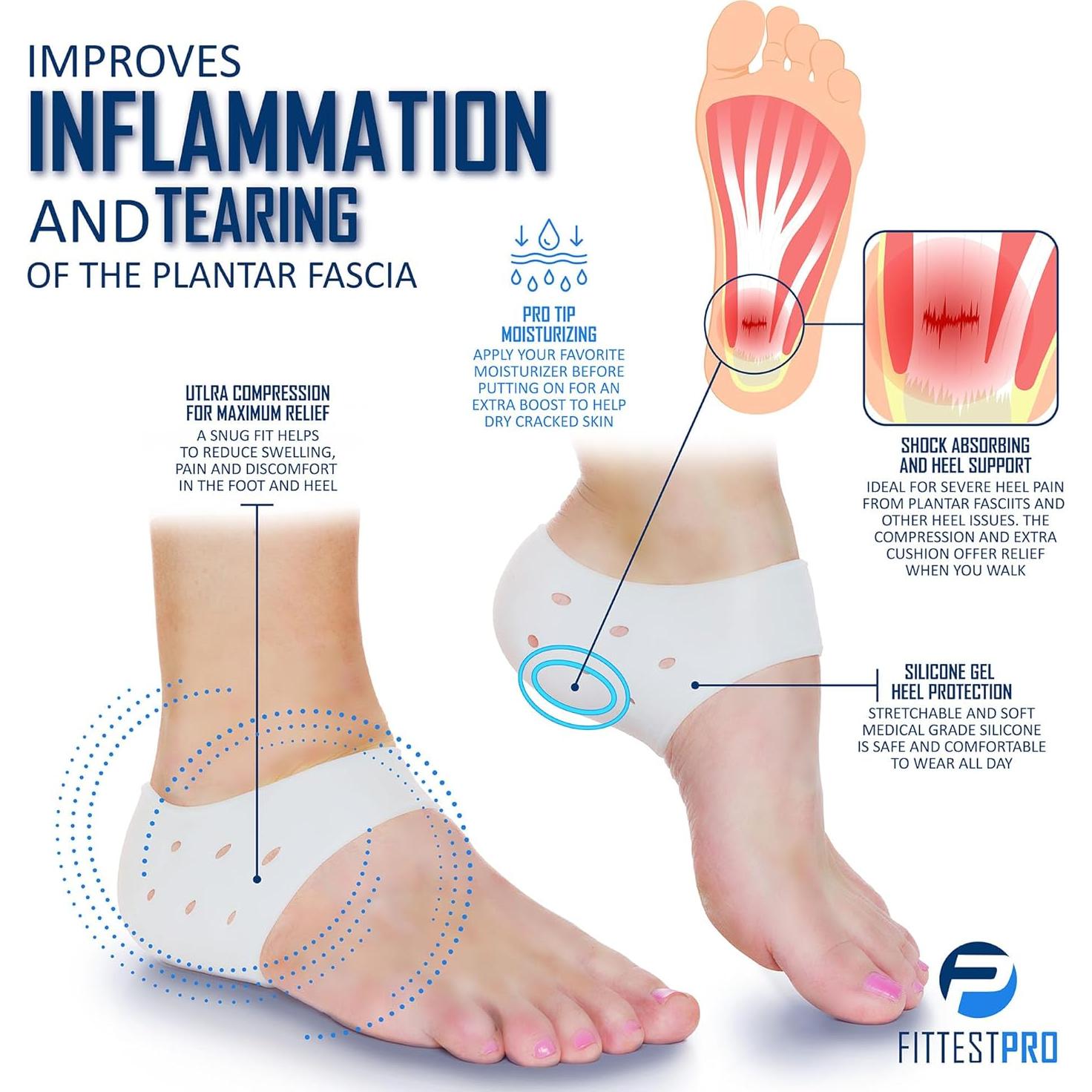 Kit de Alivio para Fascitis Plantar Fittest Pro 14 Piezas