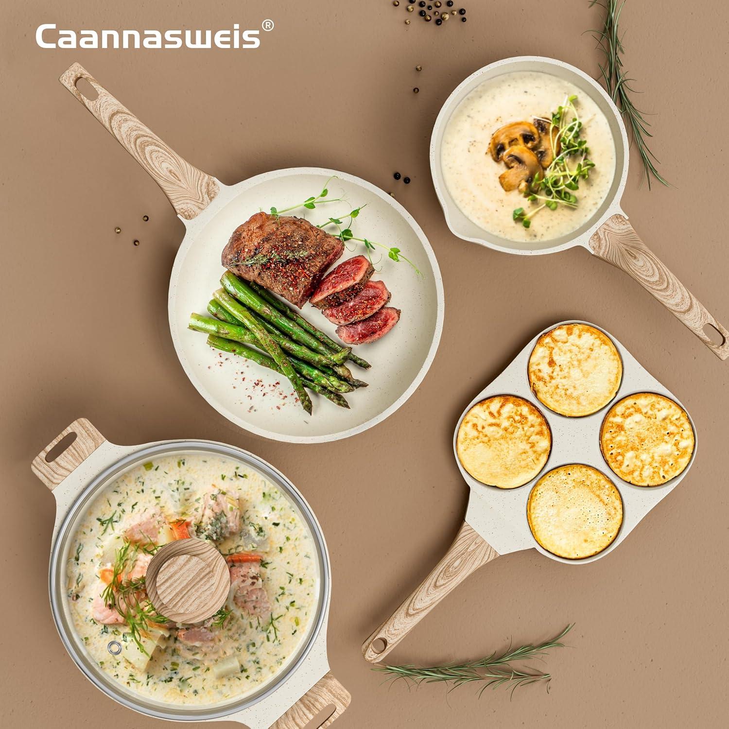 Juego de Utensilios de Cocina Caannasweis 20 Piezas Antiadherente