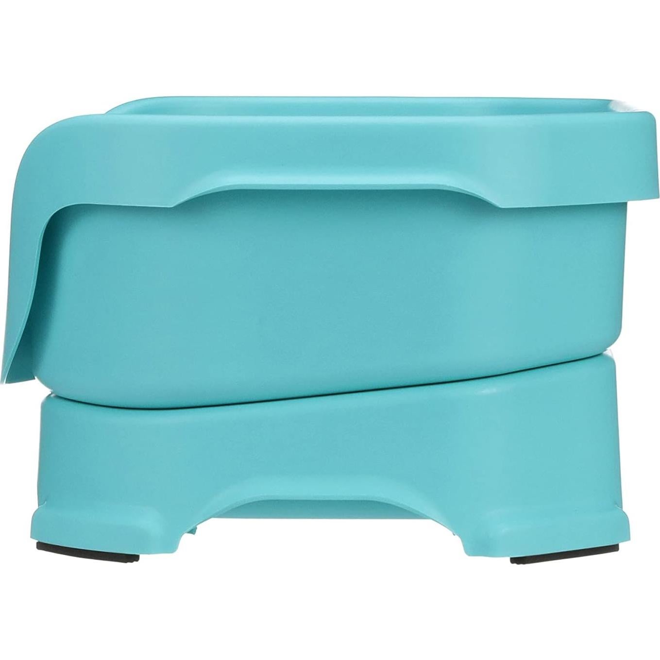 Neater Feeder Deluxe Mess Proof Dog Bowls Elevated for Small Breed – Made in USA – No Spill Raised Dog Food Bowl Stand – Stainless Steel Food and Water Bowl Set, Pet Feeding Station, Aquamarine