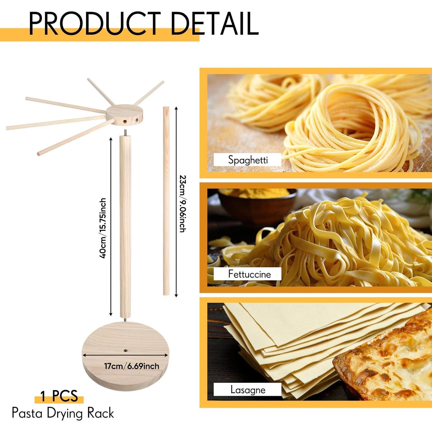 Soporte para Secar Pasta Baderke + Cortador de Ravioles