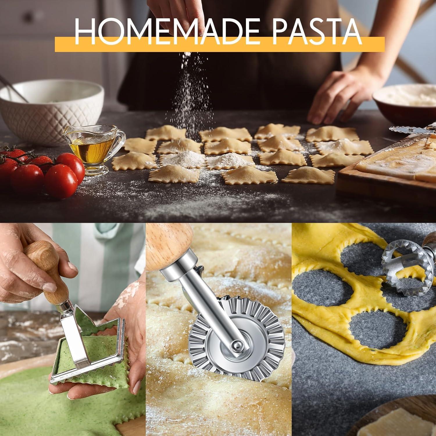 Soporte para Secar Pasta Baderke + Cortador de Ravioles