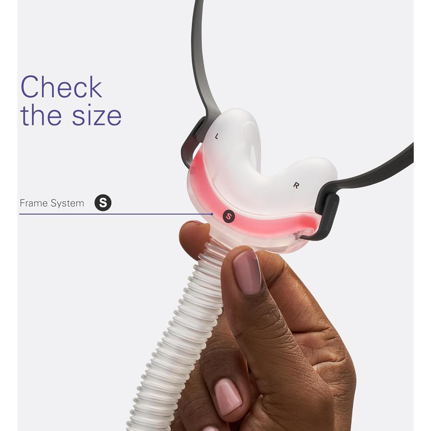 ResMed AirFit N30 Frame System - for Nasal CPAP Mask - Replacement CPAP Accessories - Without Headgear - Small