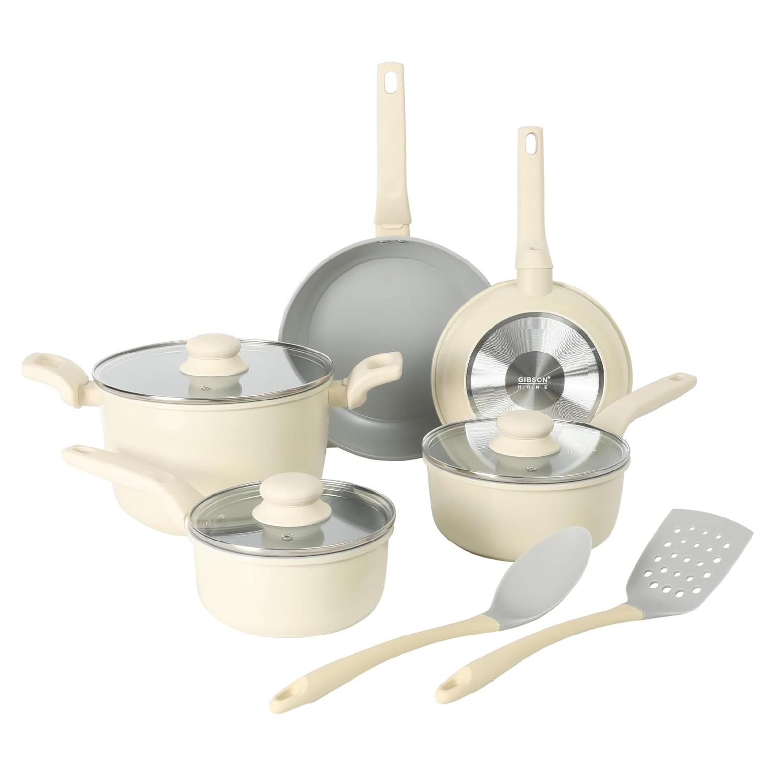 Juego de Utensilios de Cocina 10 Pzas Gibson Home Cerámica