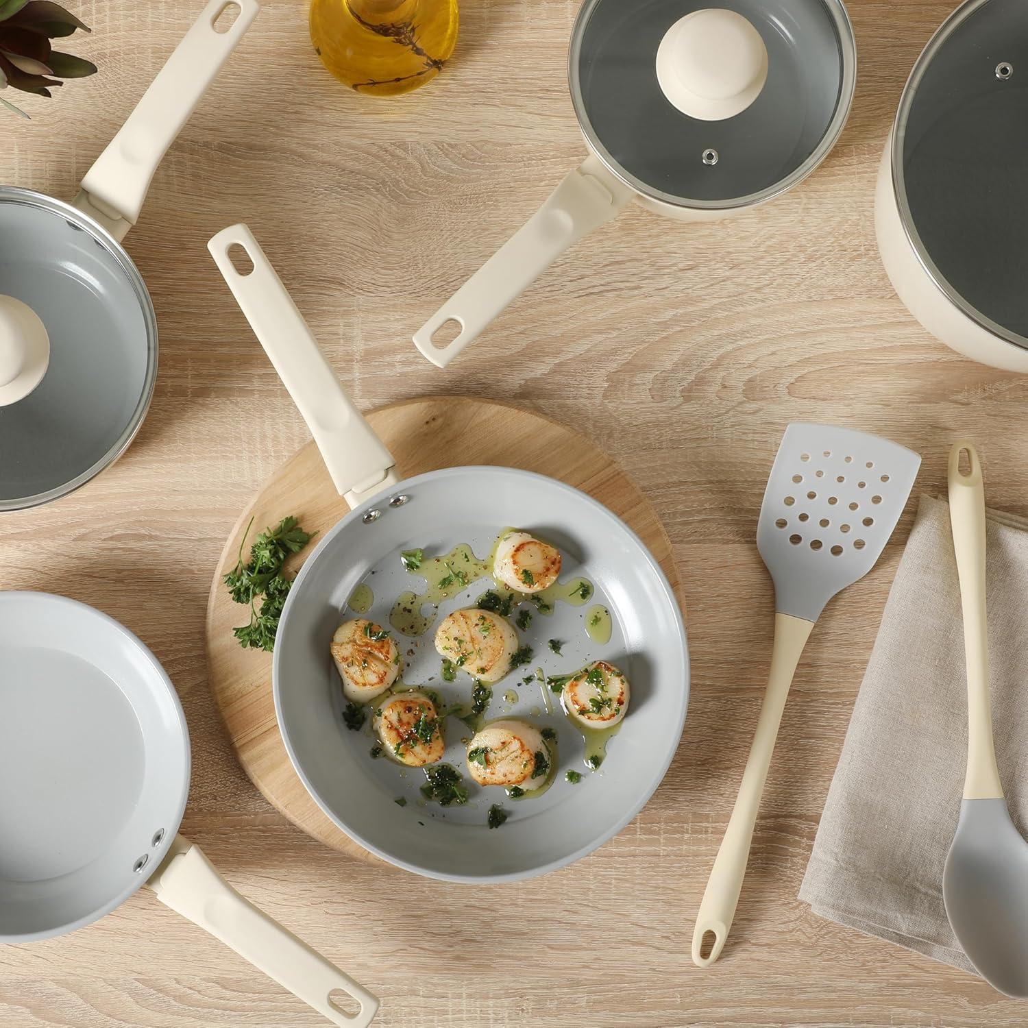 Juego de Utensilios de Cocina 10 Pzas Gibson Home Cerámica