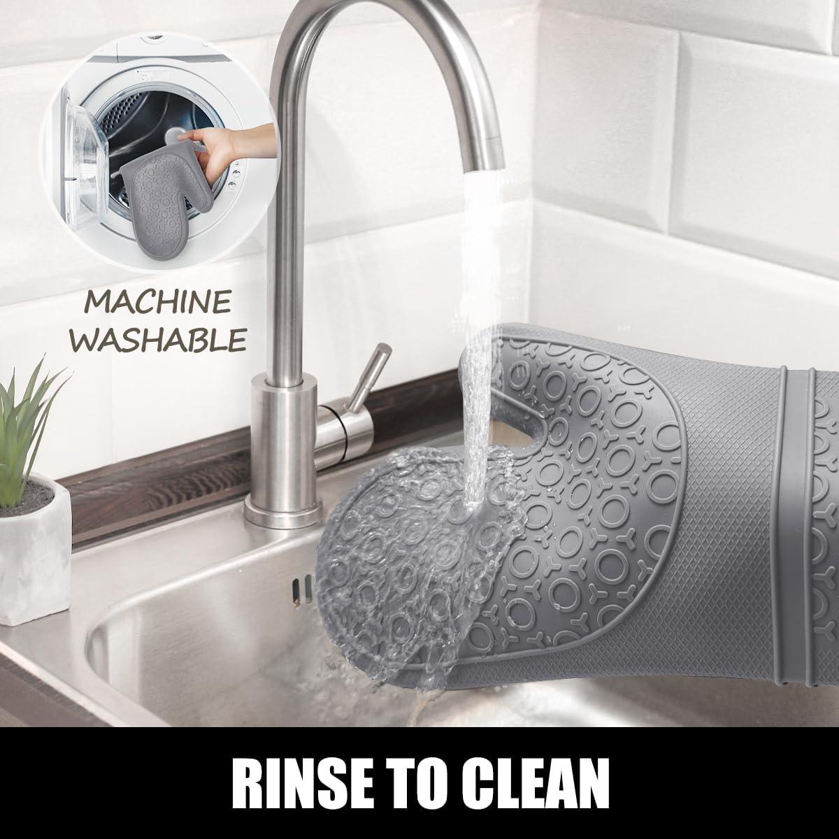 Guantes de Horno Rorecay Silicona Extra Largos 38 cm