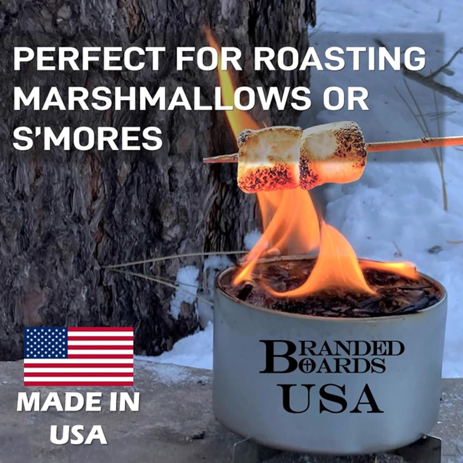 Mini fogata portátil Branded Boards 7,94x2,54cm 5h de uso