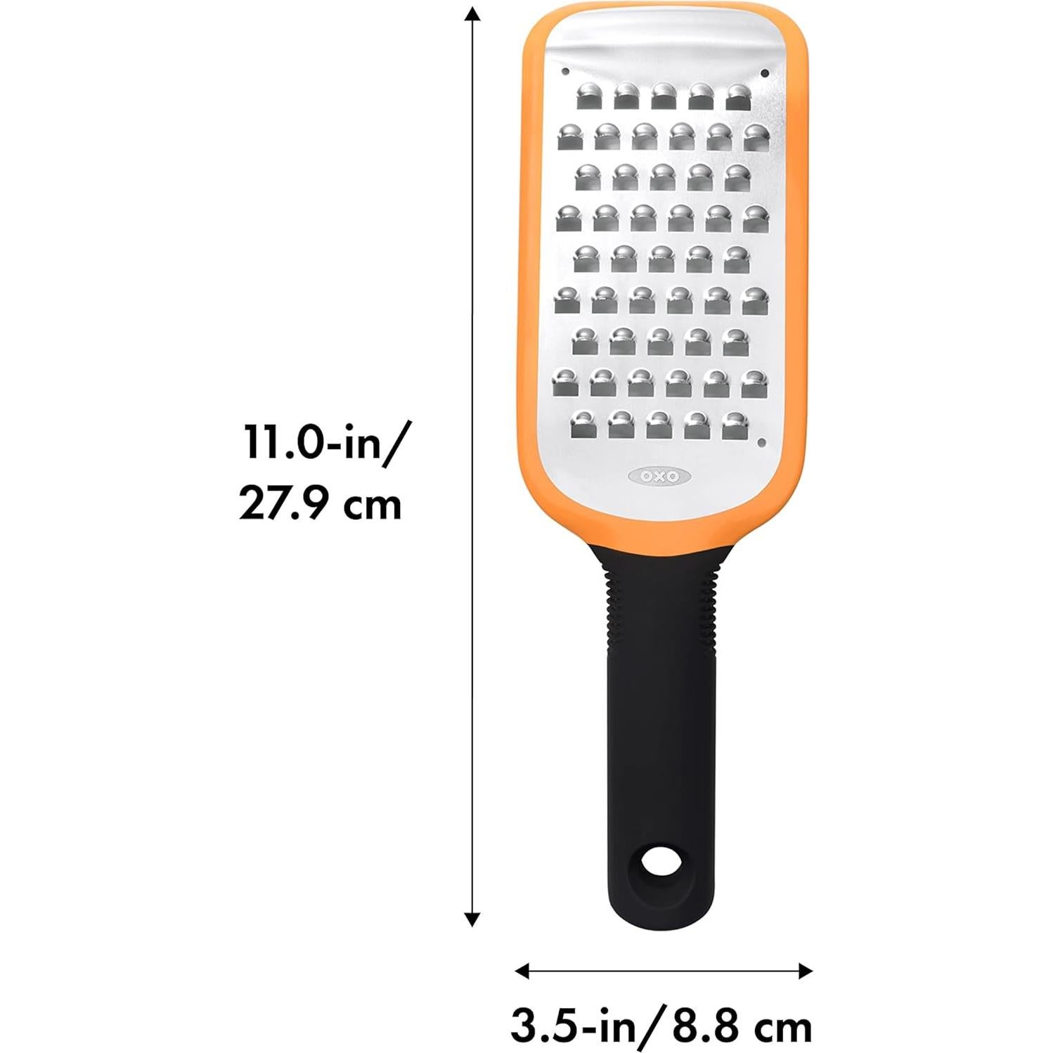 Rallador Grueso OXO Good Grips Acero Inoxidable Naranja