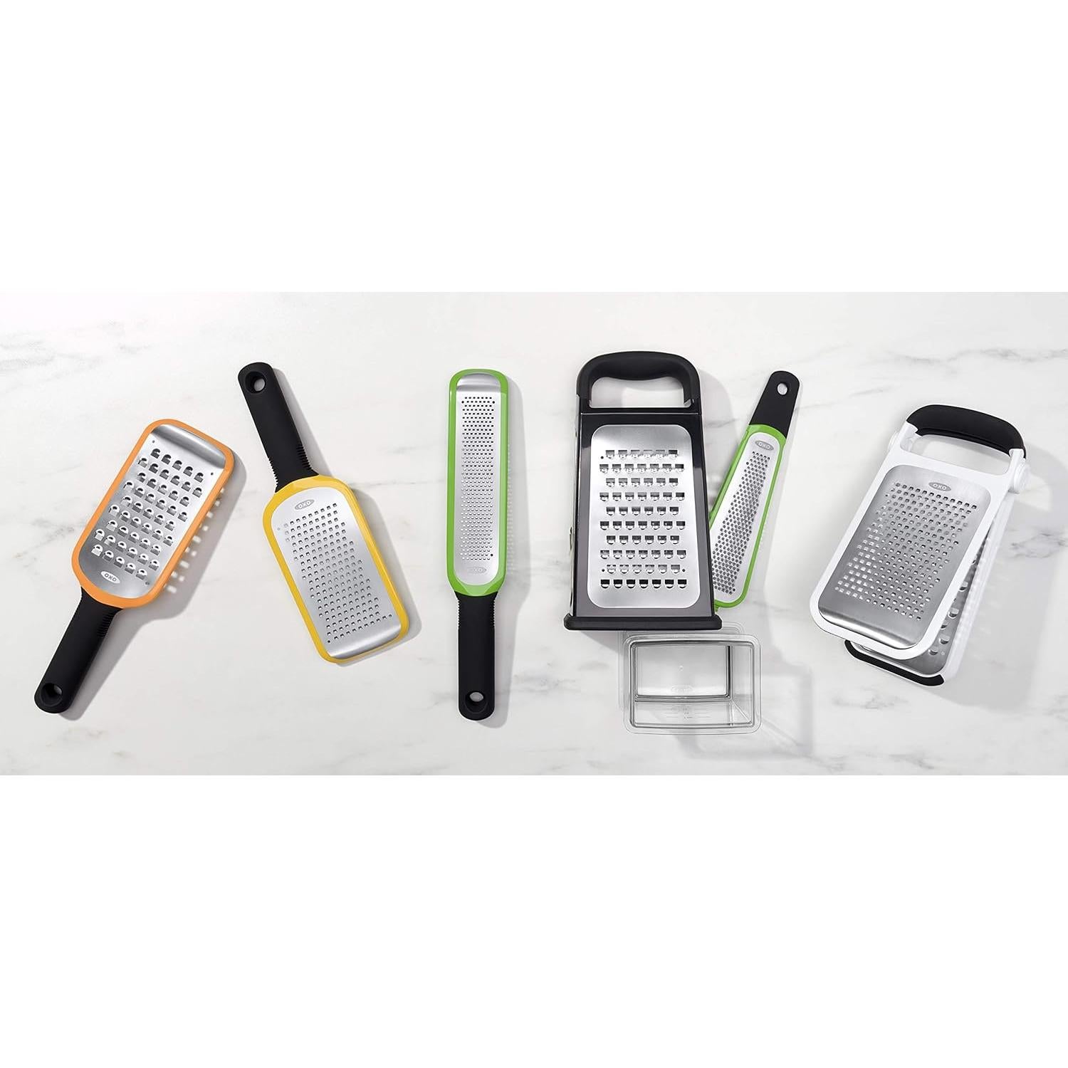 Rallador Grueso OXO Good Grips Acero Inoxidable Naranja