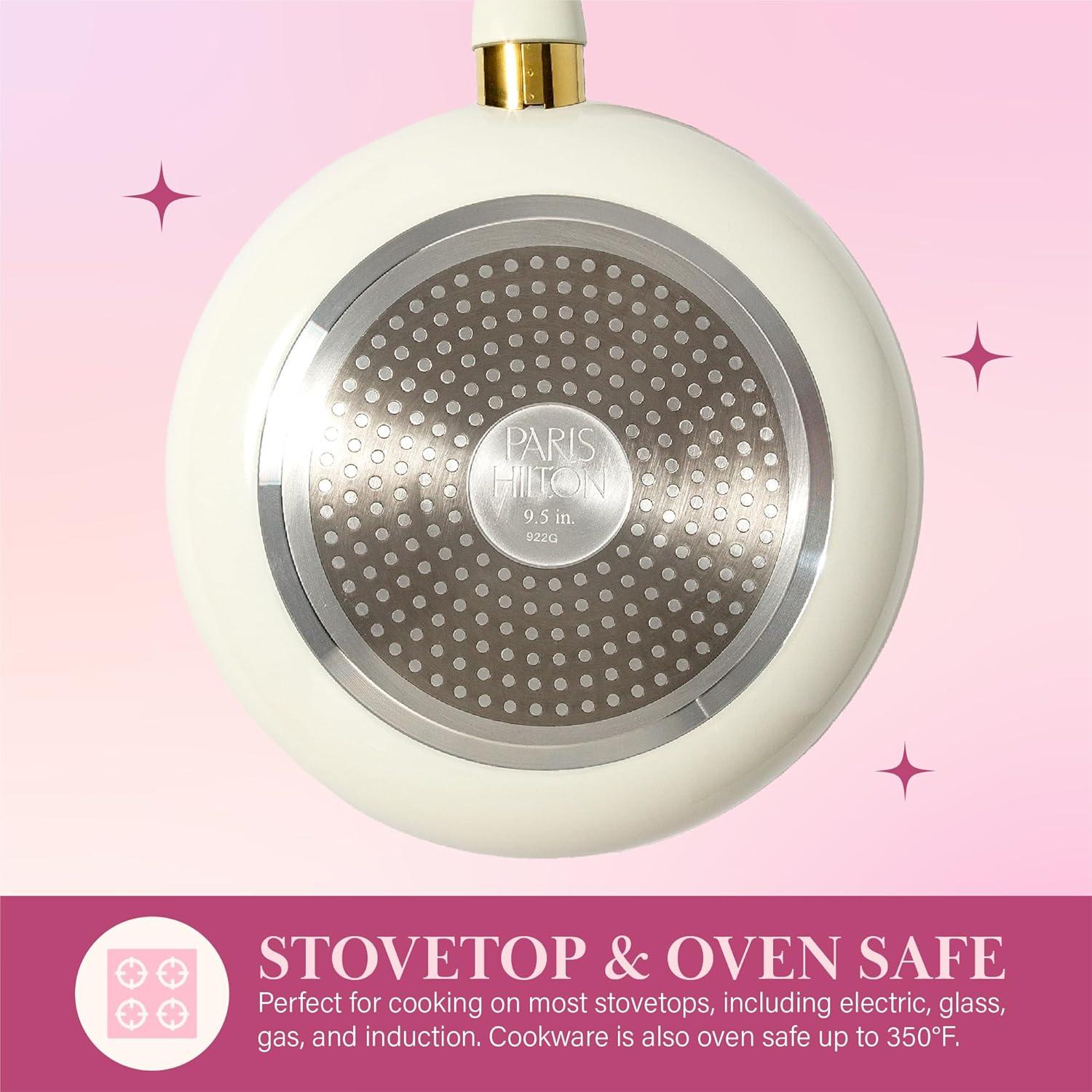 Juego de Ollas y Sartenes Paris Hilton 12 Piezas Antiadherente